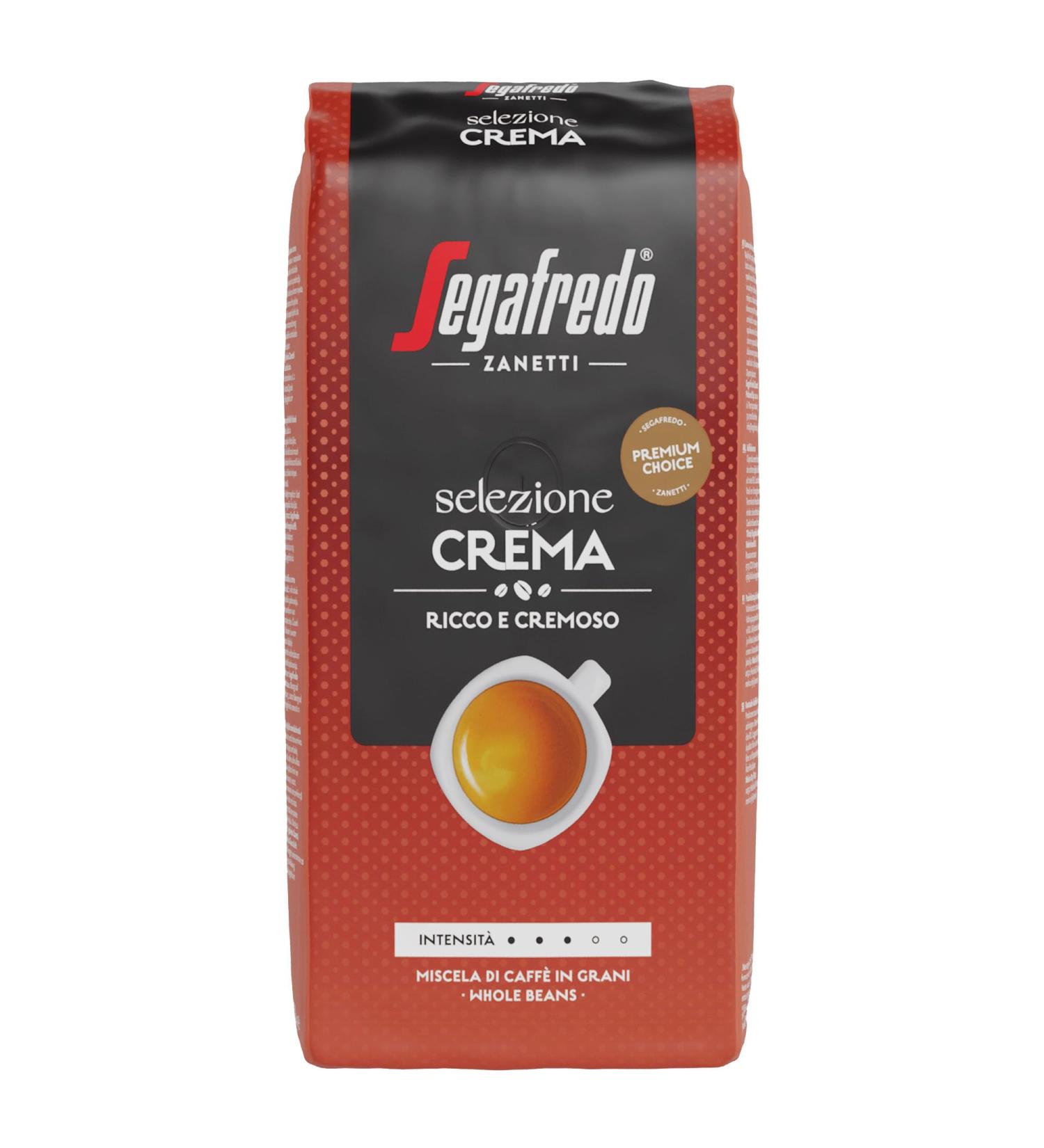 Segafredo Zanetti Selezione Crema Coffee Beans 1kg - Premium Italian Espresso for International Shipping - Buy Online on SooperMarket.com