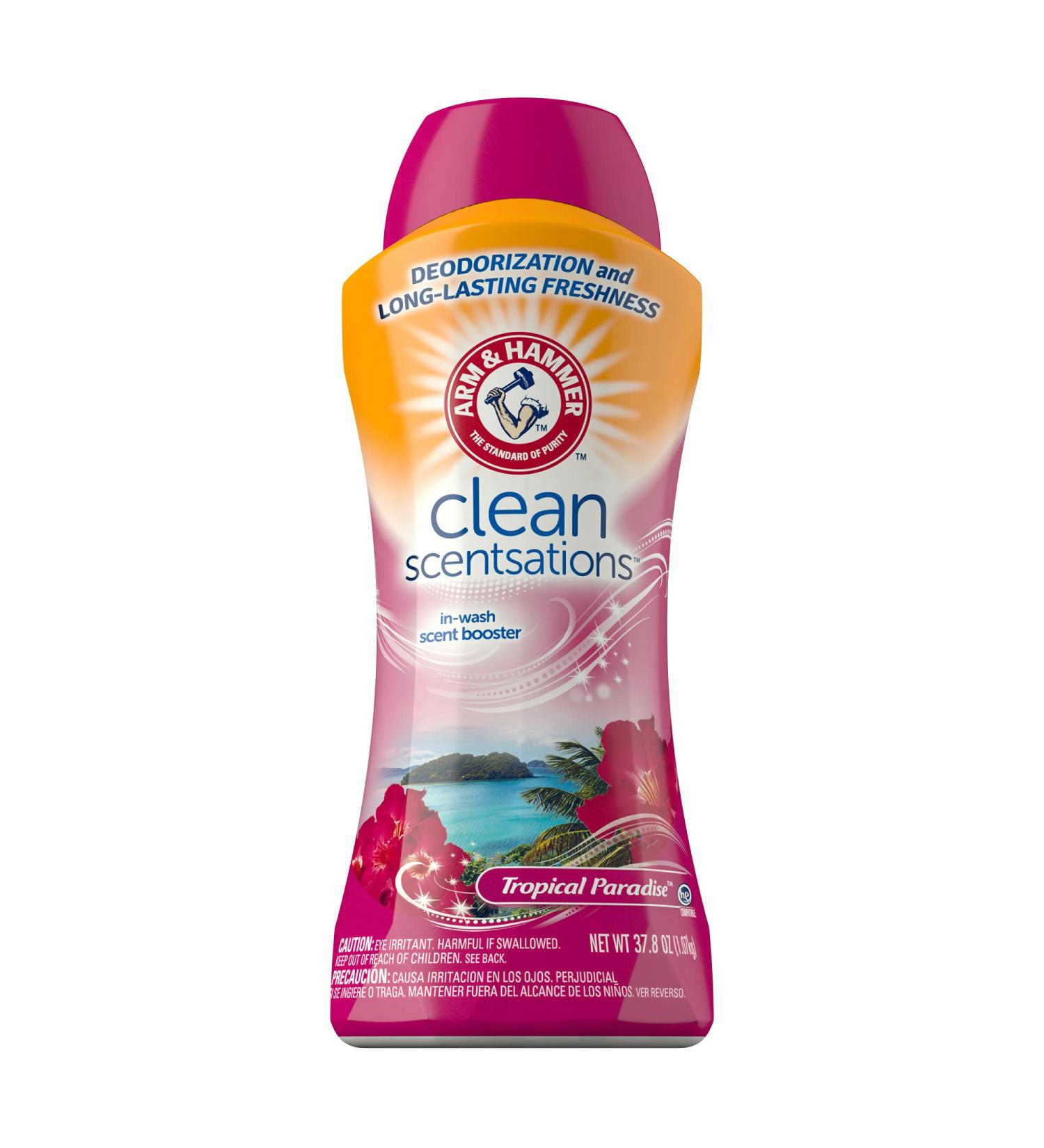 Arm & Hammer In-Wash Scent Booster Tropical Paradise 37.8oz - Long-lasting Freshness for Laundry - Buy Online on SooperMarket.com