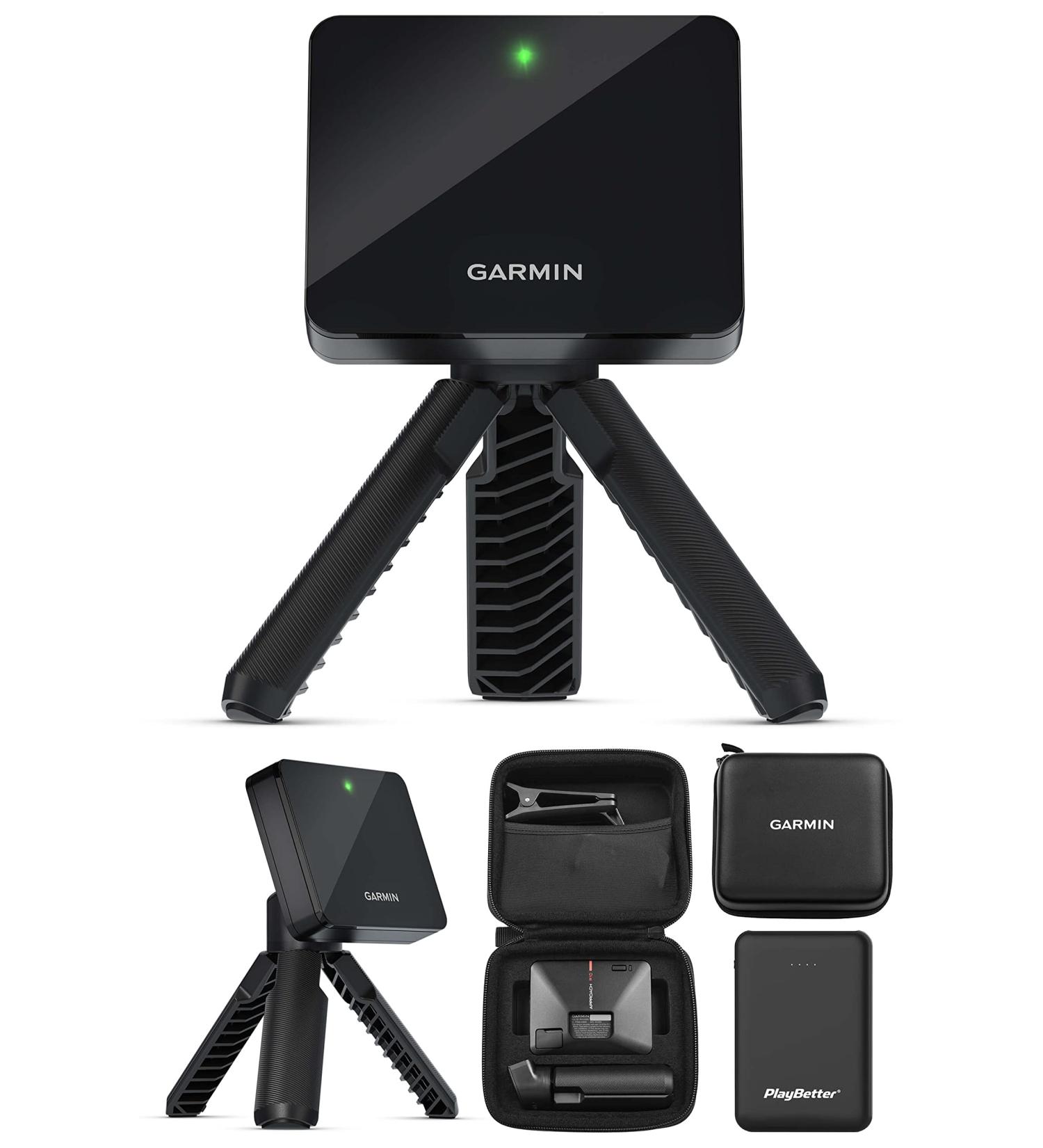 Garmin Approach R10 Portable Golf Launch Monitor & Simulator Bundle - Indoor/Outdoor, Software Upgraded, Protective Case, Charger & Tripod Included - Buy Online on SooperMarket.com