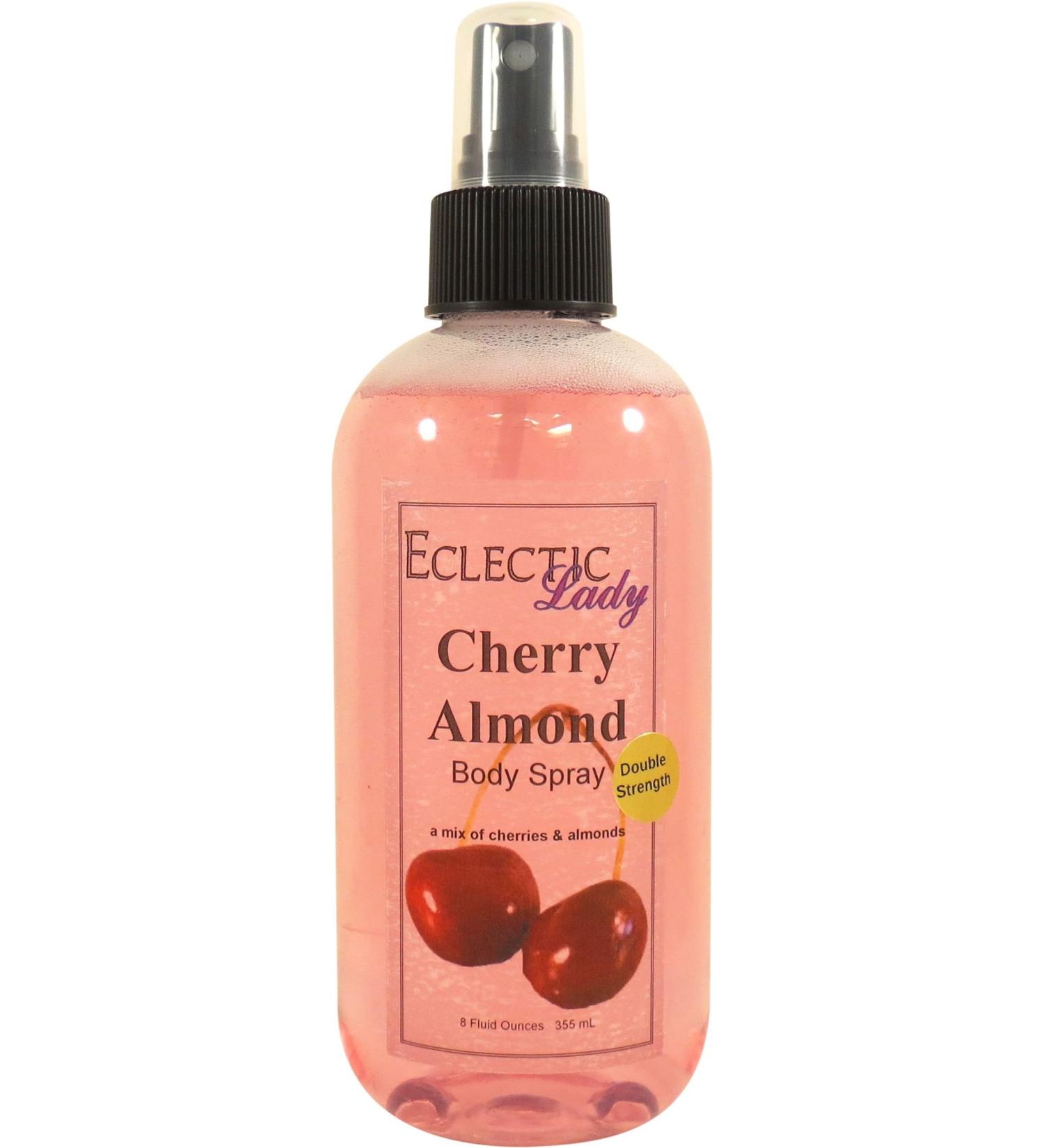Cherry Almond Body Spray 8 ounces Body Mist for Women with Clean Light & Gentle Fragrance Long Lasting Perfume with Comforting Scent for Men & Women Cologne with Soft Subtle Aroma For Daily Use Regular Strength 8 Fl Oz (Pack of 1) - Buy Online on SooperMarket.com