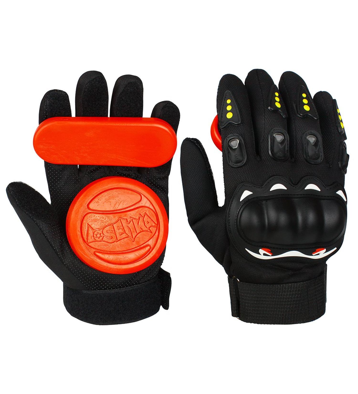Andux Skateboard Slider Slide Glove HBST-05 Red - Durable Protection for Skateboarders - Buy Online on SooperMarket.com