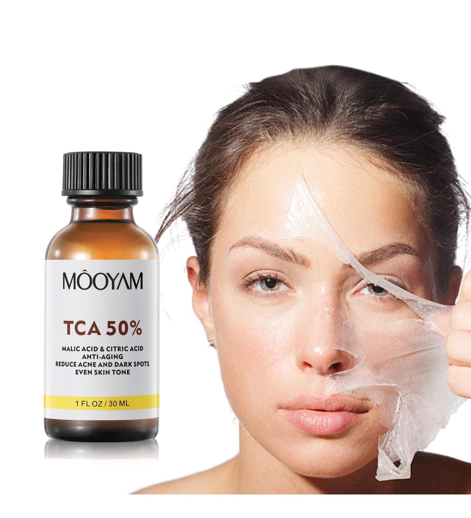 50% Citric Acid Peeling Serum for Face | Skin Peel Solution for Dark Spots & Acne | Exfoliating Chemical Peel 30ml - Buy Online on SooperMarket.com
