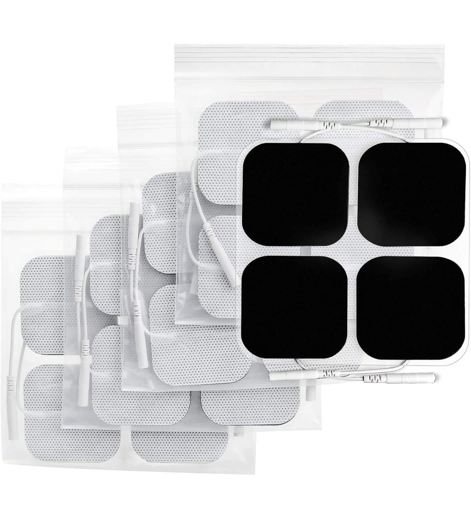 AUVON TENS Unit Electrode Pads - Upgraded Self-Stick Performance, Non-Irritating Design | Electrotherapy Patches (White) - Buy Online on SooperMarket.com