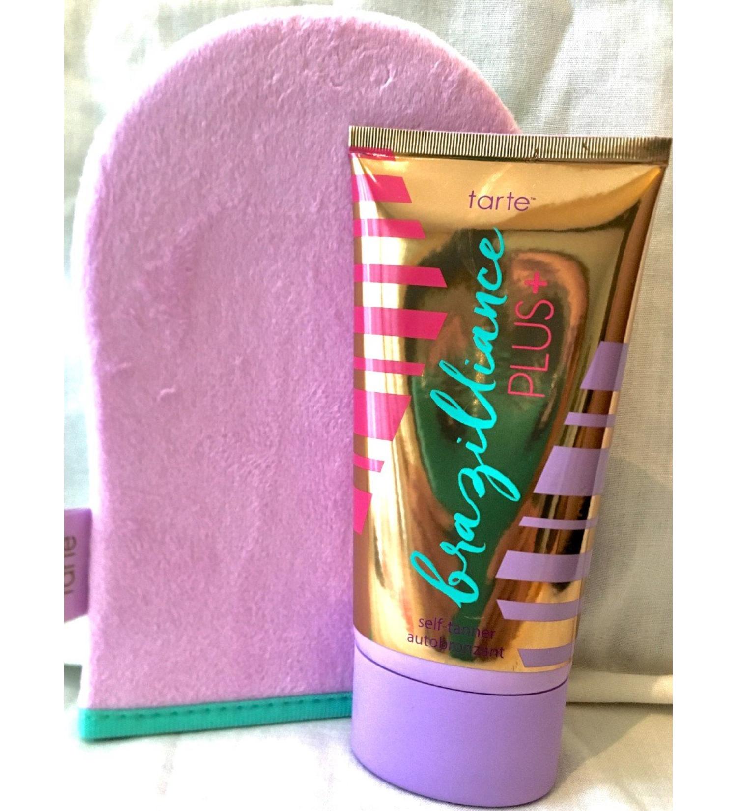 Brazilliance PLUS+ self-tanner with mitt Brazilliance PLUS+ self-tanner with mitt