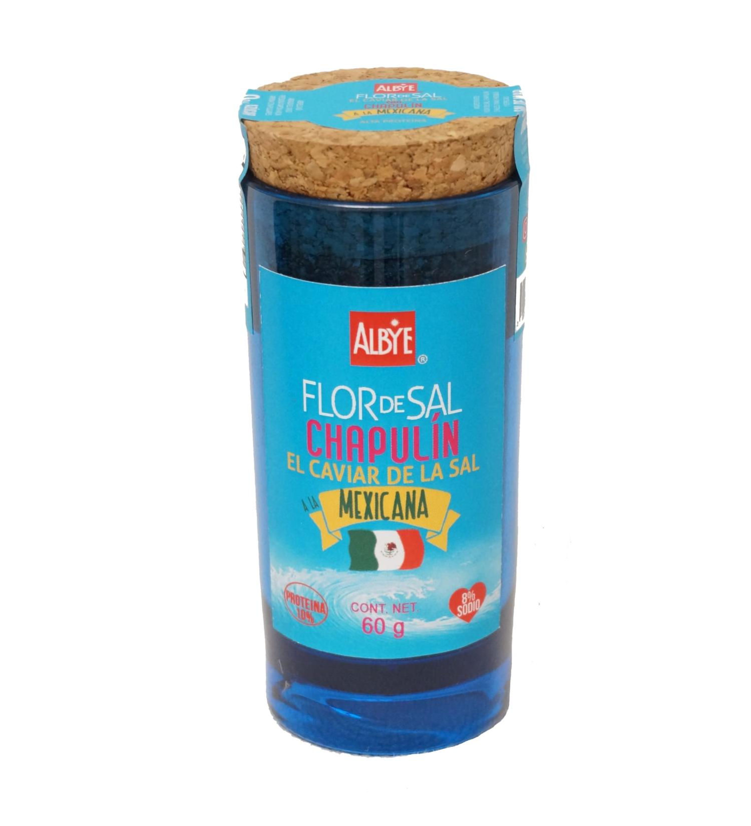 Grasshoppers Organic Mexican Sea Salt with Chilli & Fine Herbs - 60g (2.12 oz) - Low Sodium - Perfect for Cocktails, Beer, Tequila, Mezcal & More! Authentic Taste of Mexico - The Caviar of Salt - Buy Online on SooperMarket.com