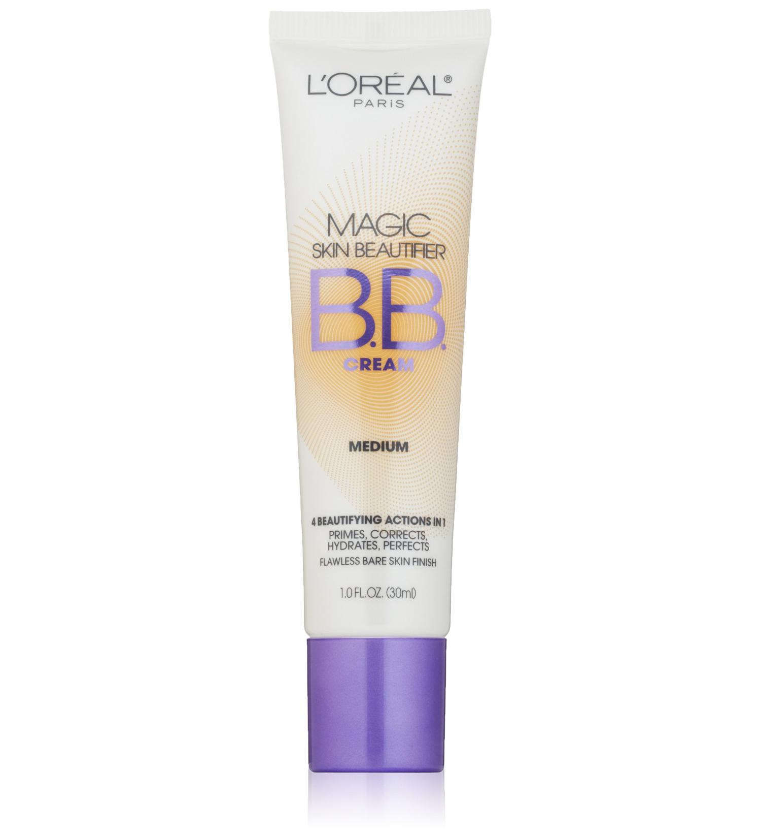 L'Or al Paris Magic Skin Beautifier BB Cream - Medium 1 fl. oz. | Best International Shipping for Flawless Skin - Buy Online on SooperMarket.com