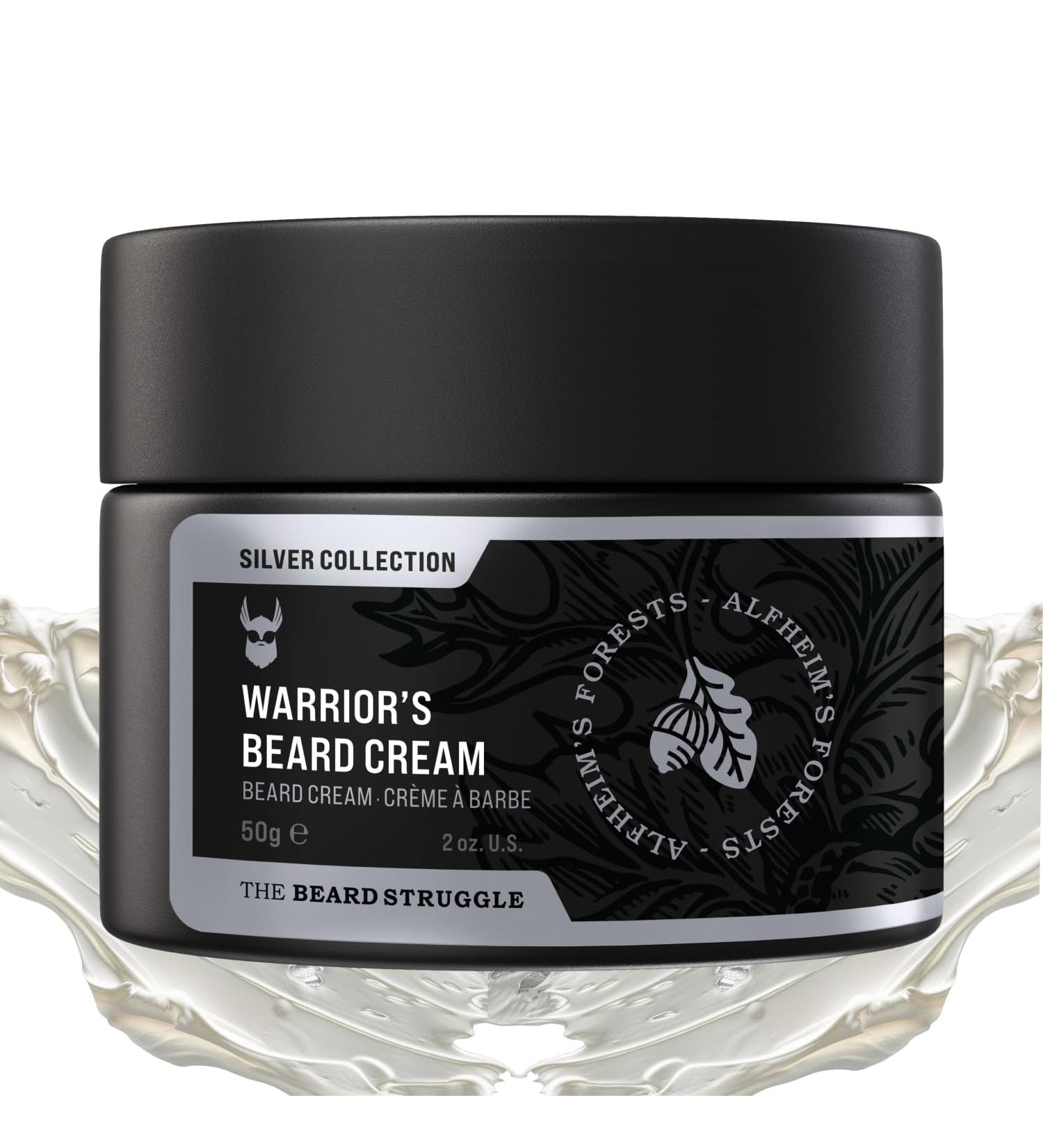 Beard Struggle Alfheim's Forests Beard Cream for Men | Moisturizer & Softener with Avocado & Jojoba Oils - Itch Relief & Hydration - 50g - Buy Online on SooperMarket.com