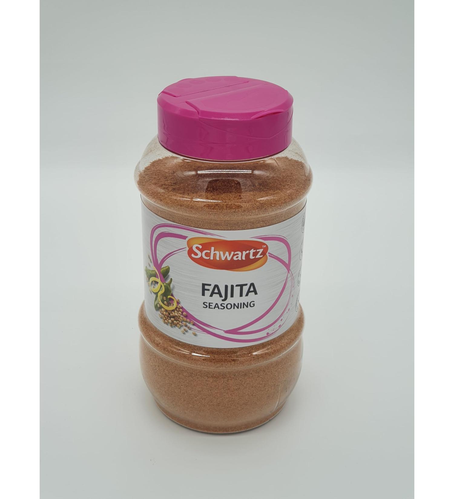 Schwartz Fajita Seasoning. Ideal Mexican style Seasoning blend with ground coriander lemon and chillies. 530g By Limitless Essentials - Buy Online on SooperMarket.com