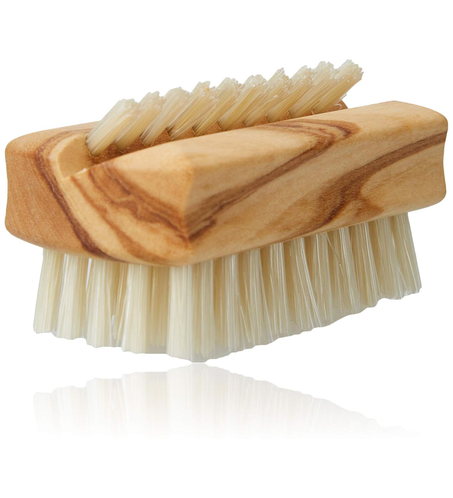 Croll & Denecke 20248 High-Quality Olive Wood Nail Brush - Premium International Shipping - Buy Online on SooperMarket.com