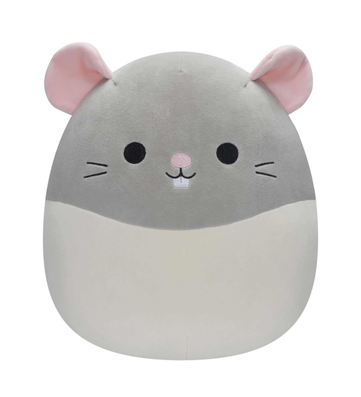 Squishmallows Original 12-Inch - Rusty the Grey and White Rat Plush Toy - Buy Online on SooperMarket.com