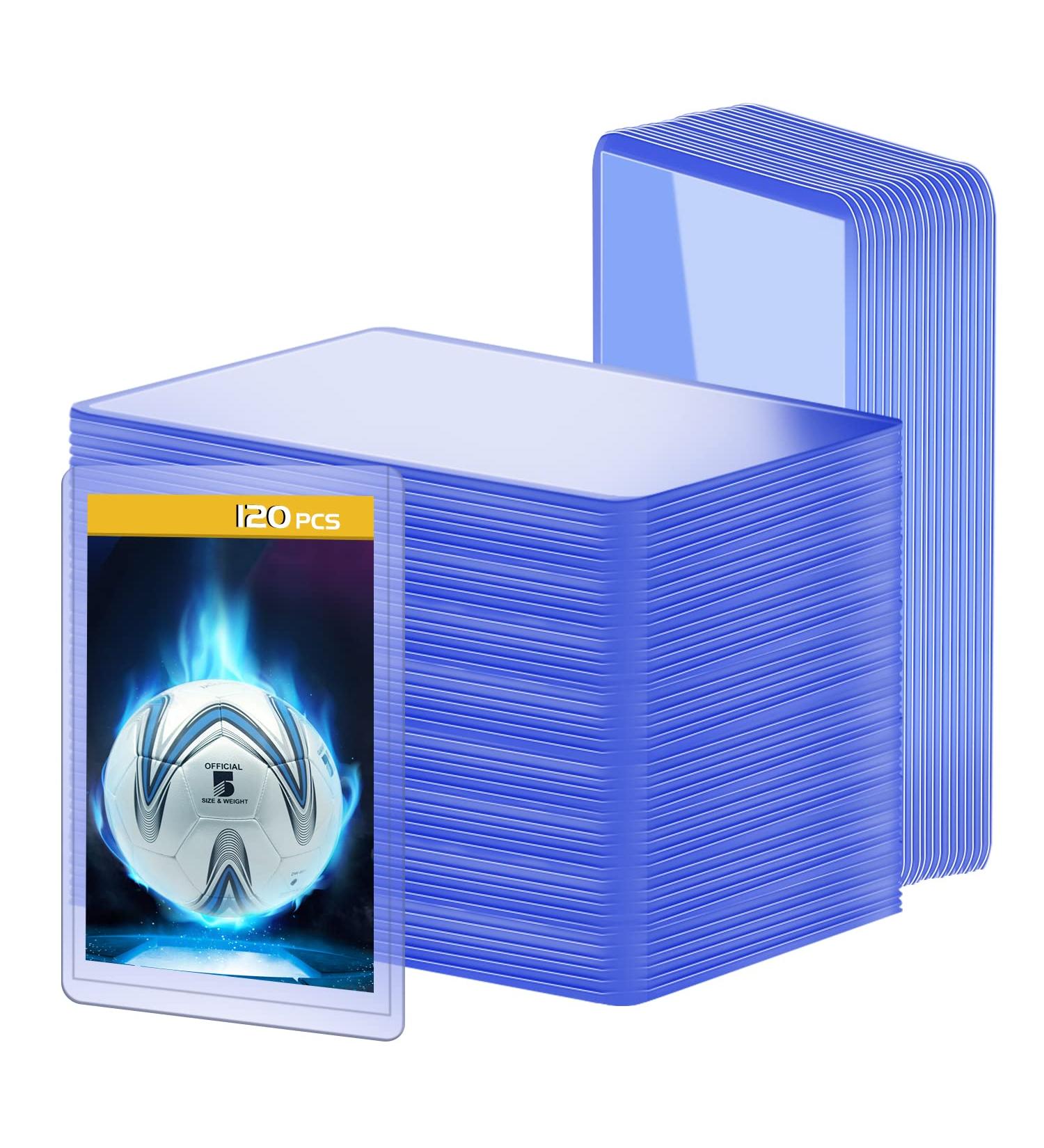 120 Pack 3x4 Inch Top Loaders - Hard Plastic Card Protectors for Baseball, Game, Trading, Sports Cards - Buy Online on SooperMarket.com