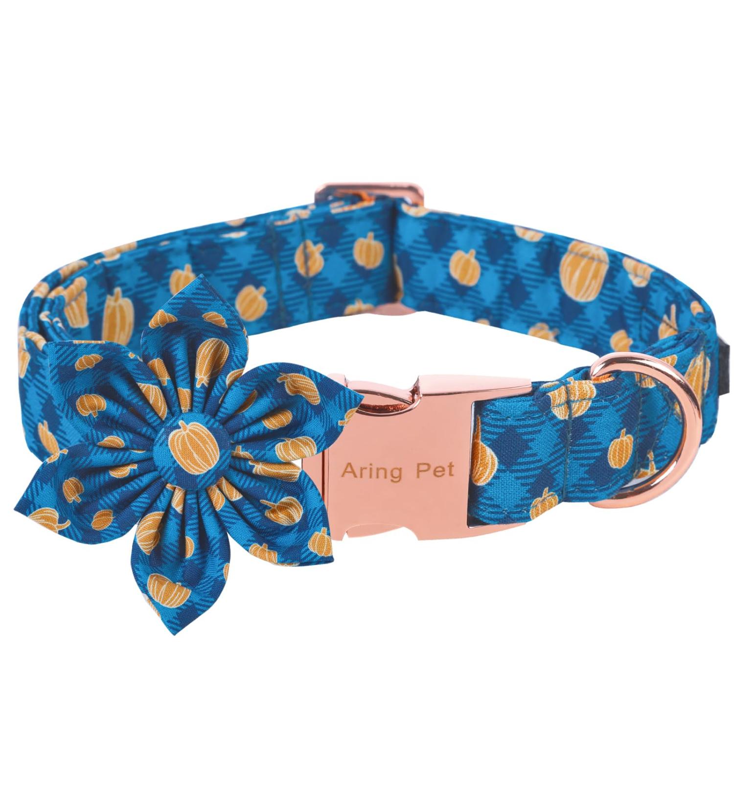 Buy Aring Pet Pumpkin Dog Halter - Adjustable Cotton Halloween Plaid for Small to Large Dogs | Festive Dog Accessories - Buy Online on SooperMarket.com