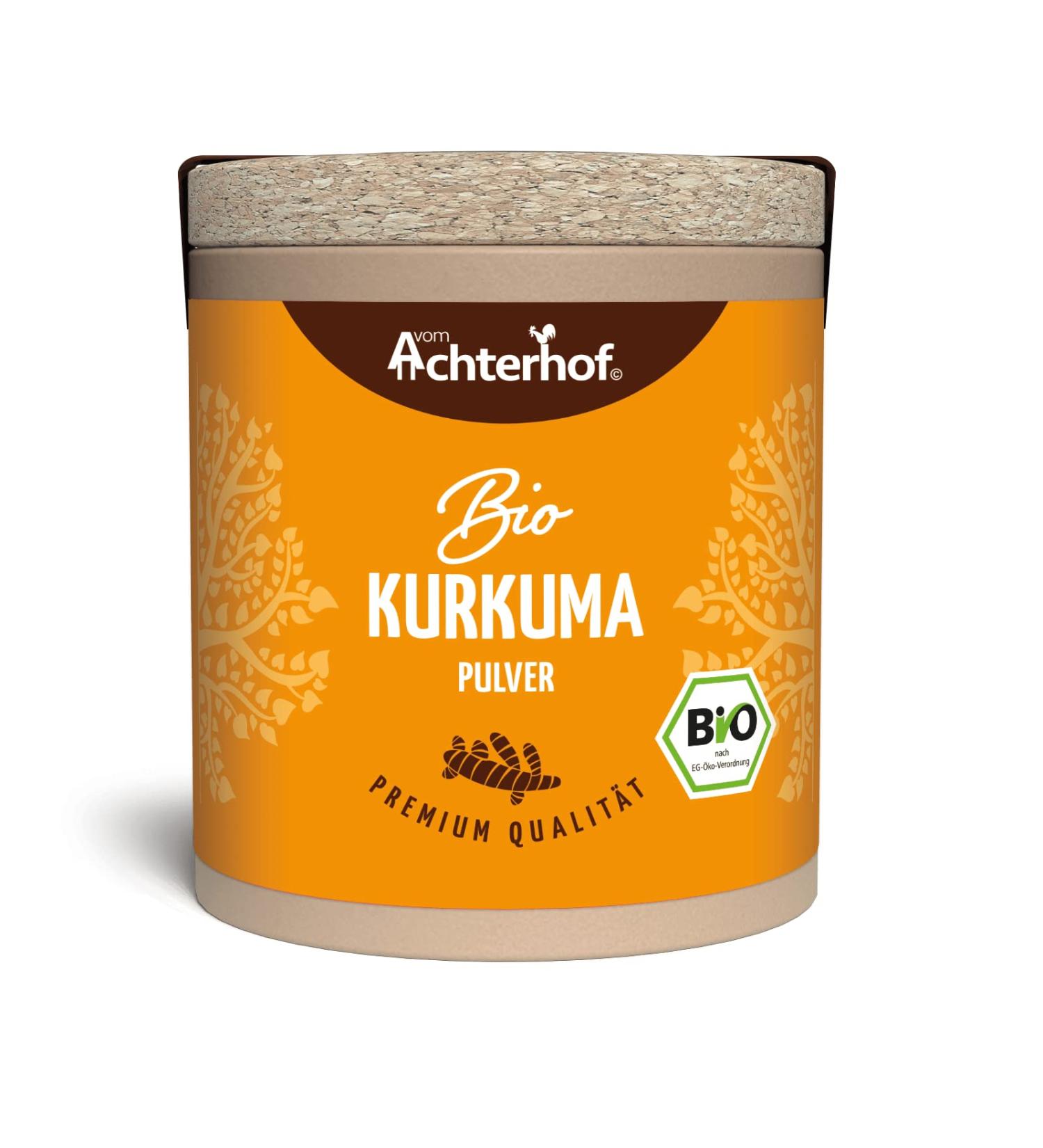 Organic Turmeric Powder 50g - Finely Ground Golden Milk Ingredient | Achterhof Quality - Buy Online on SooperMarket.com