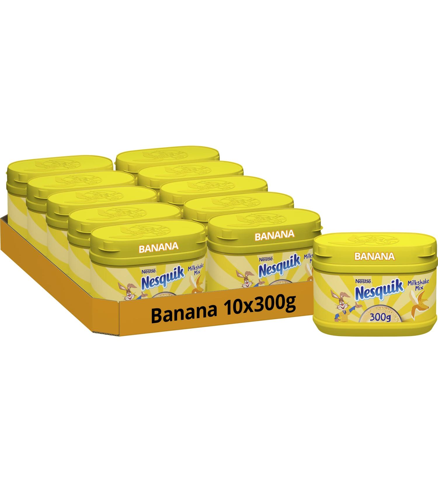 NESQUIK Banana Plastic Box 10x300g - Conveniently Delicious! | N7 GB - Buy Online on SooperMarket.com