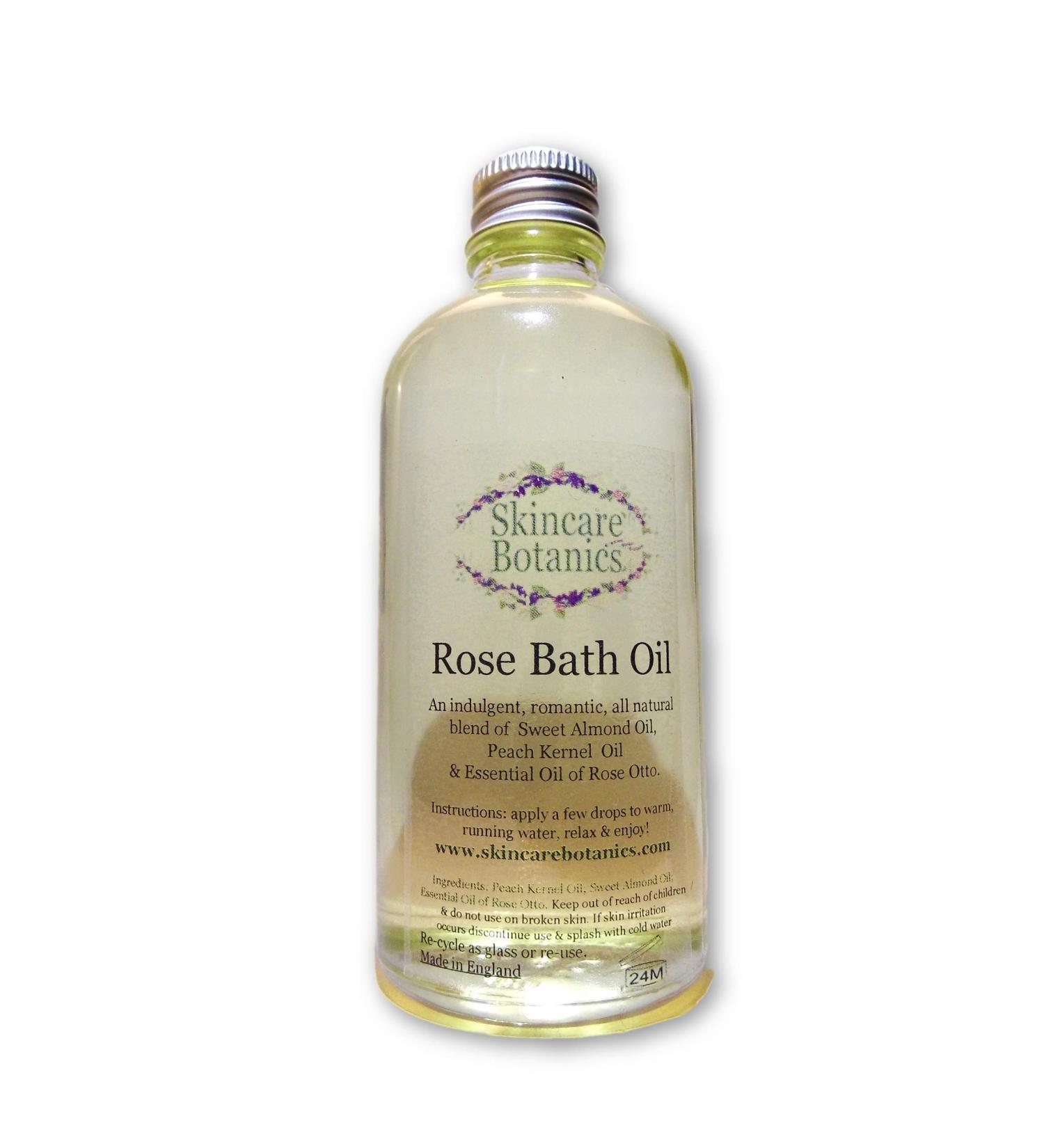 Aromatherapy all natural rose bathing oil
