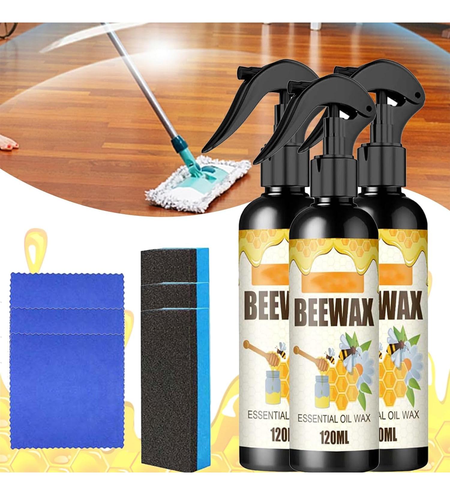 120ml Natural Micro-Molecularized Beeswax Spray | Eco-Friendly Furniture Polish & Cleaner | 3PCs for Ultimate Furnic Care - Buy Online on SooperMarket.com