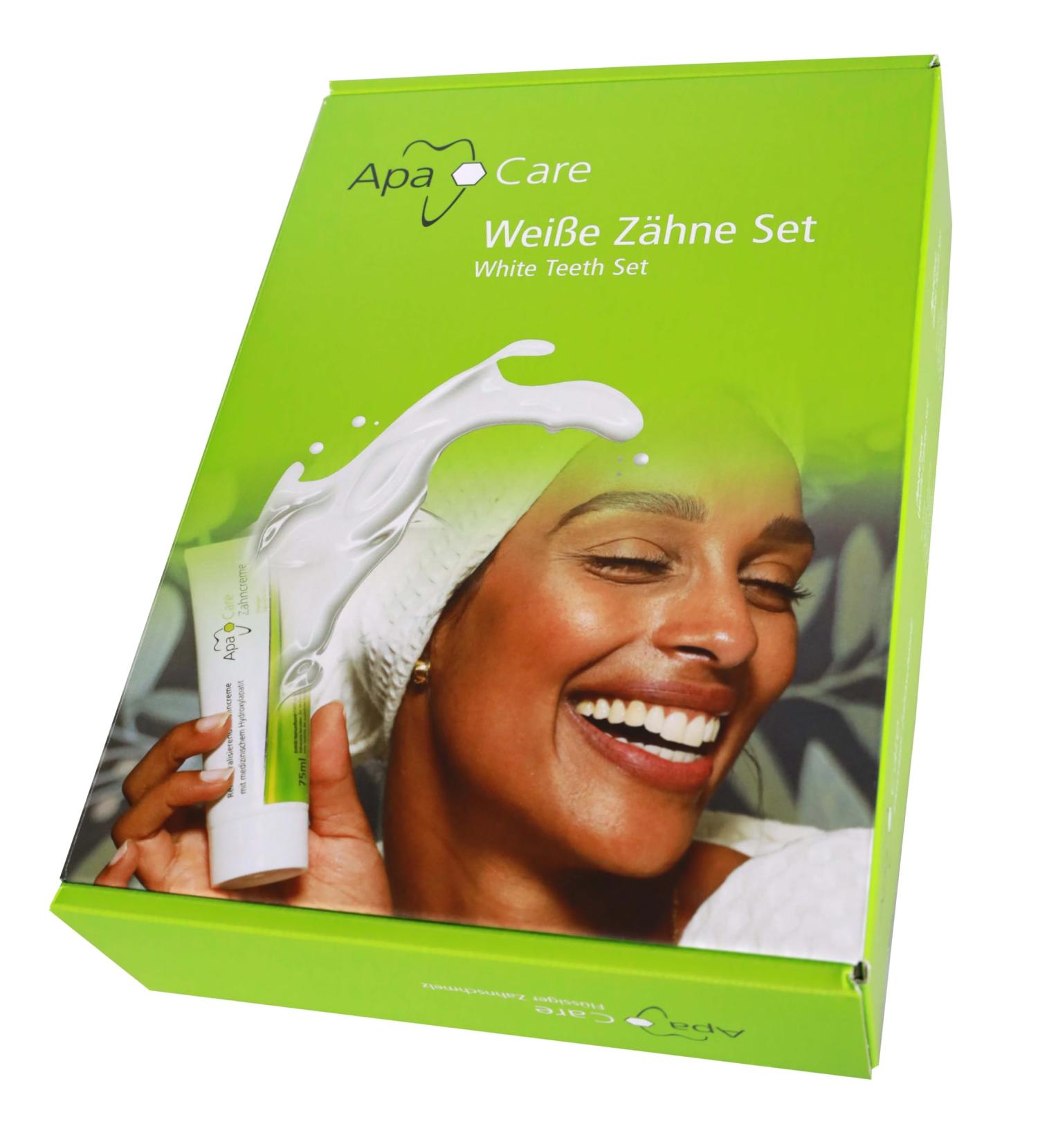 Apacare White Teeth Set: Toothpaste Repair & Polishing Paste | Brighten & Repair Your Smile - Buy Online on SooperMarket.com