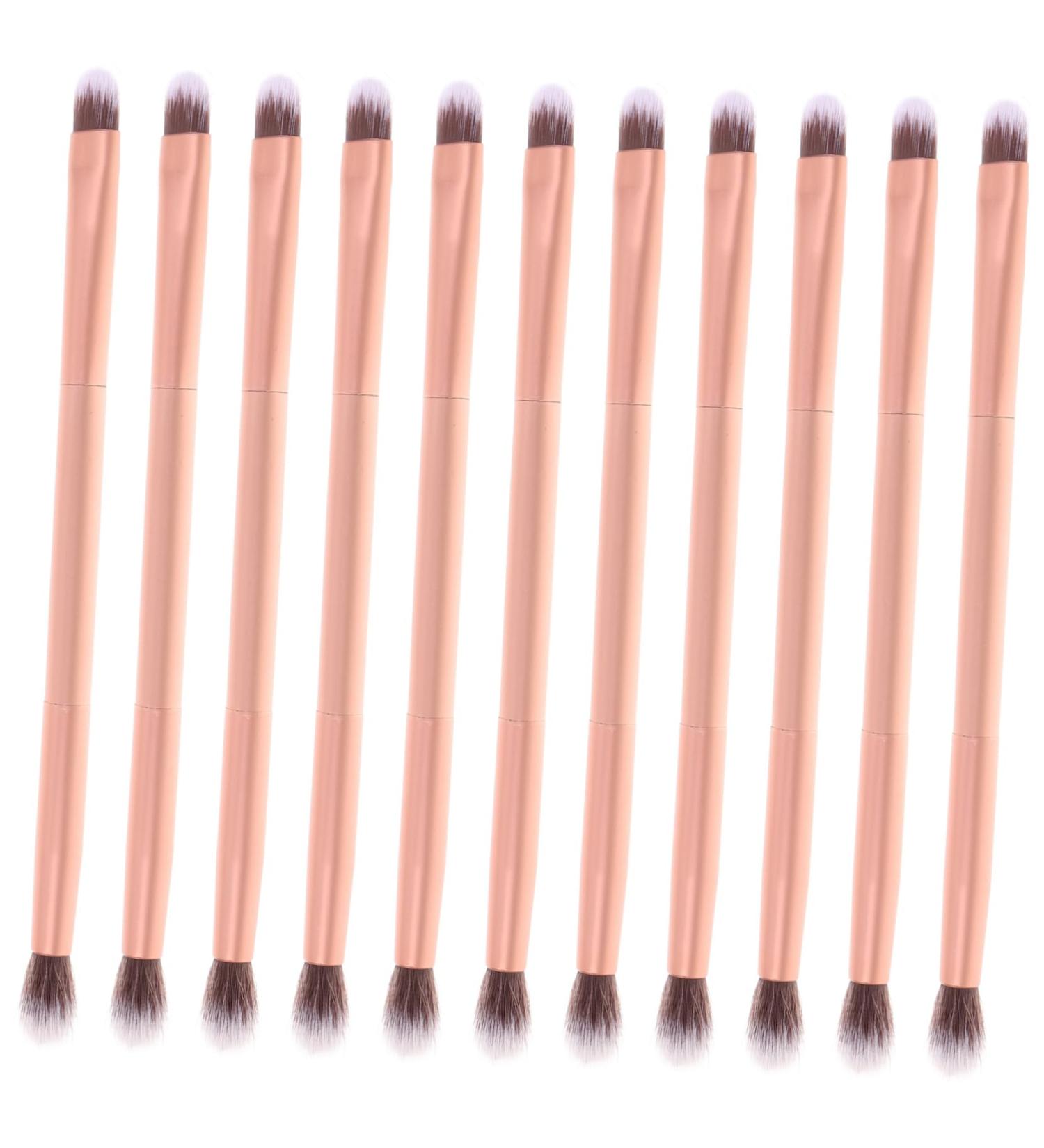 Baluue 120 Pcs Makeup Brush Eye Shadow Brush Supple Makeup Brush Concealer Brush under Eye Golden Metal - Buy Online on SooperMarket.com