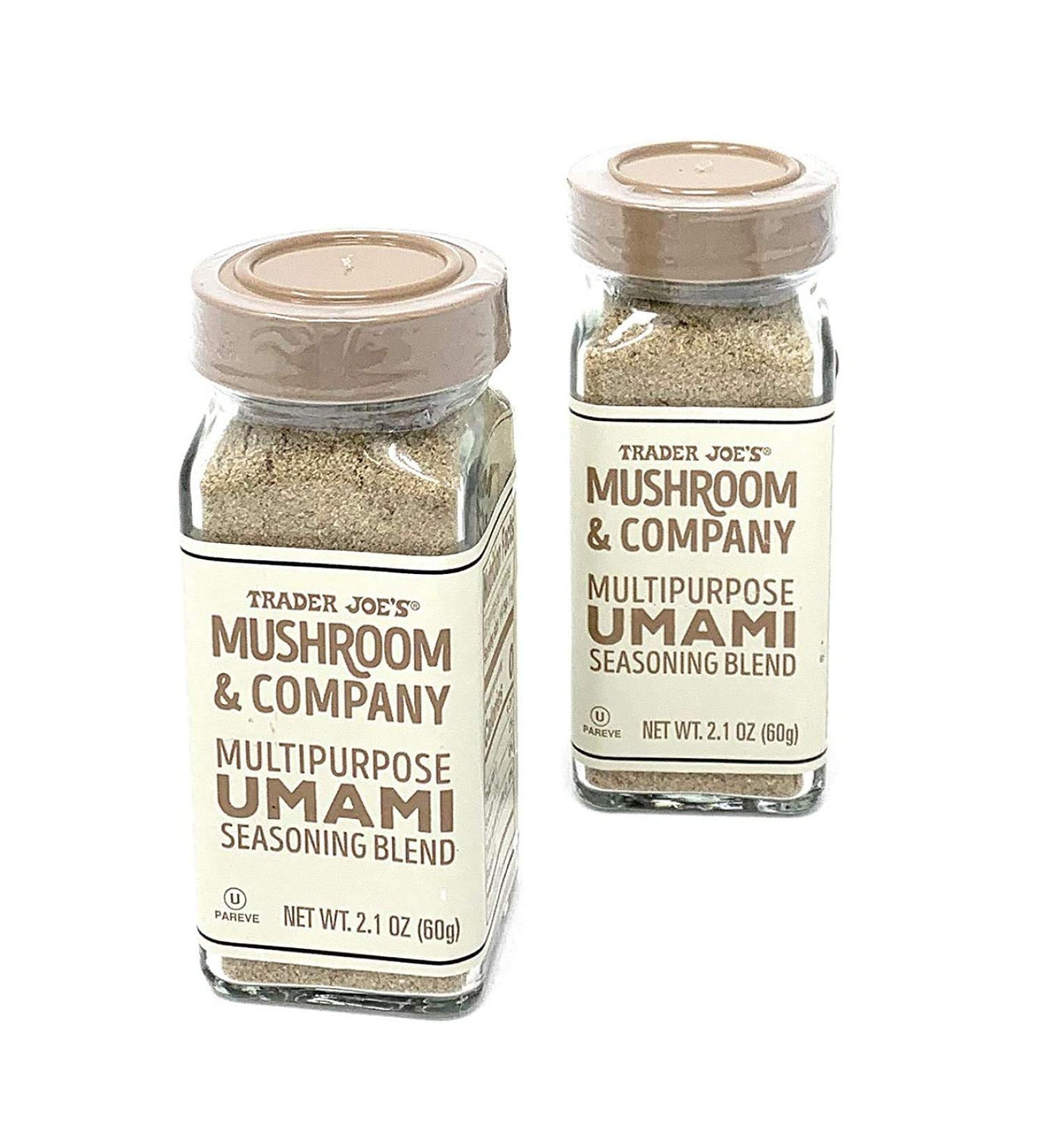 Trader Joe's Mushroom & Company UMAMI Seasoning Blend - 2 Packs (2.1 OZ) | Enhance Flavor & Depth - Buy Online on SooperMarket.com