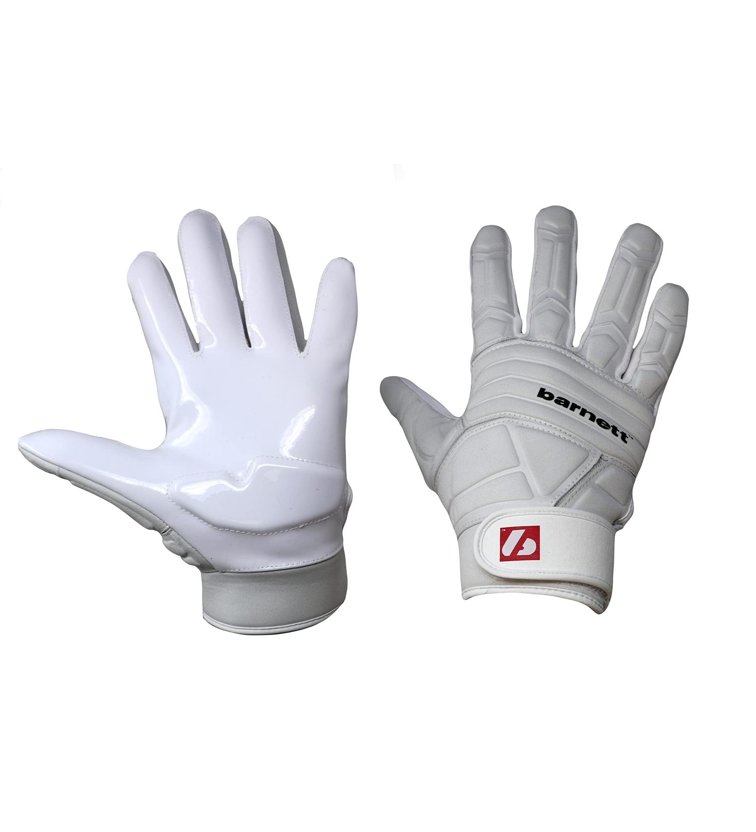 BARNETT FLG-03 American Football Gloves for Linemen - Professional OL/DL - White XL - International Shipping Available - Buy Online on SooperMarket.com