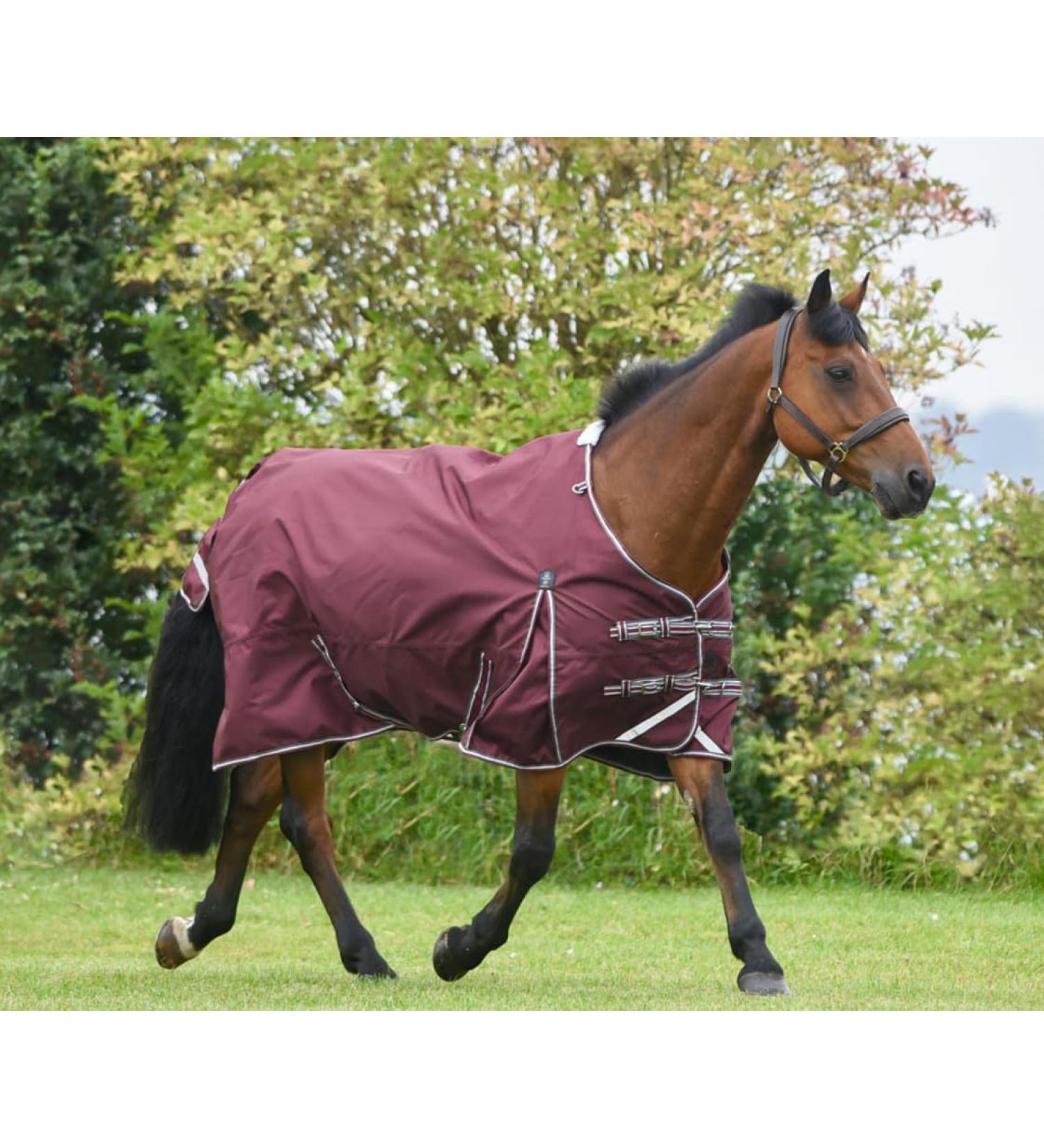 JUMP EQUESTRIAN 1200d No Fill Turnout Horse Rug Lightweight Horse Rug Waterproof Turnout Horse Rug (5'6'') - Buy Online on SooperMarket.com