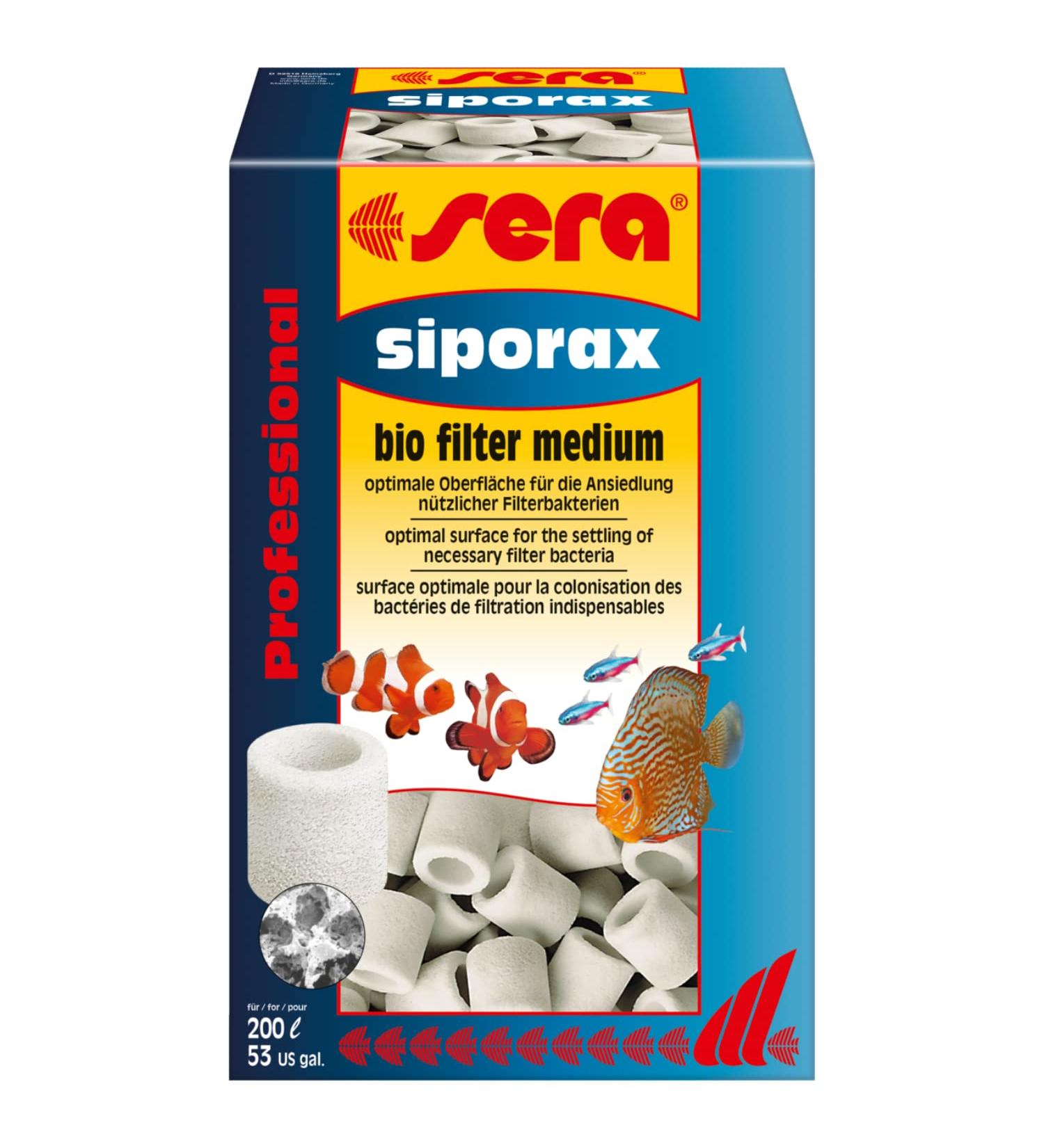 SERA SIBORAX Aquarium Filter Material 1000 ml | Best Biological Filter Medium | 100% Organic | Ideal for Aquarium Filtration - Buy Online on SooperMarket.com