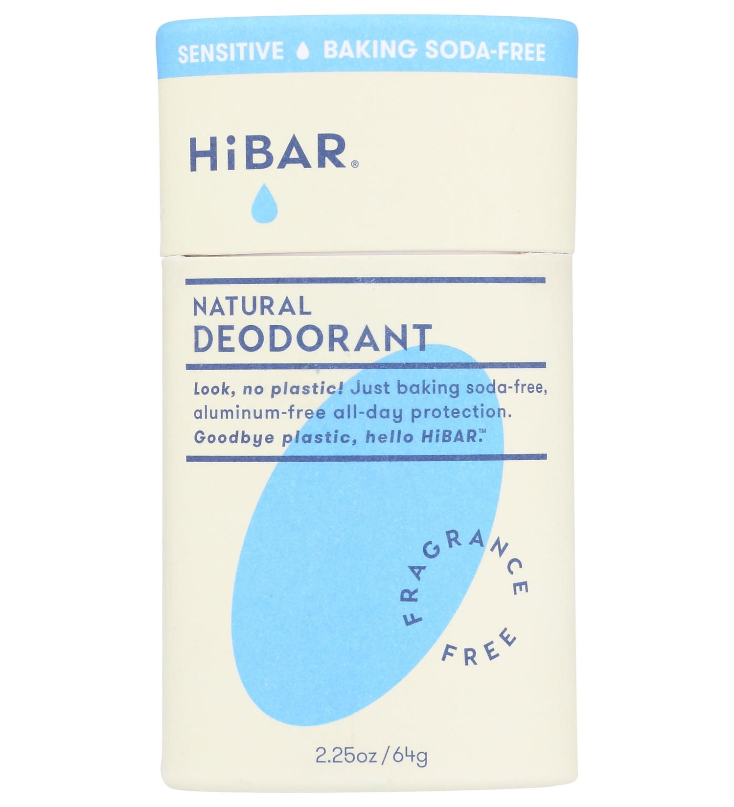 HiBAR Fragrance Free Sensitive Deodorant 2.25 OZ - Buy Online on SooperMarket.com