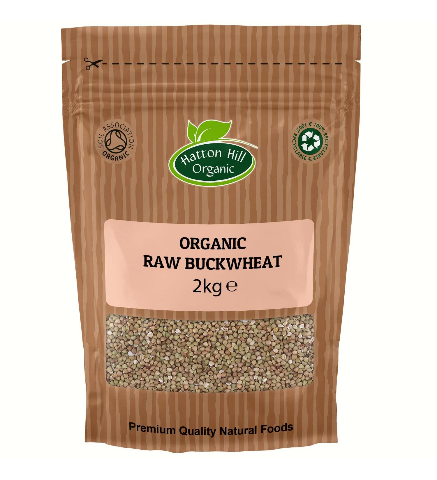 Organic Raw Buckwheat Groats 2kg by Hatton Hill Organic - Free UK Delivery | Buy Now - Buy Online on SooperMarket.com