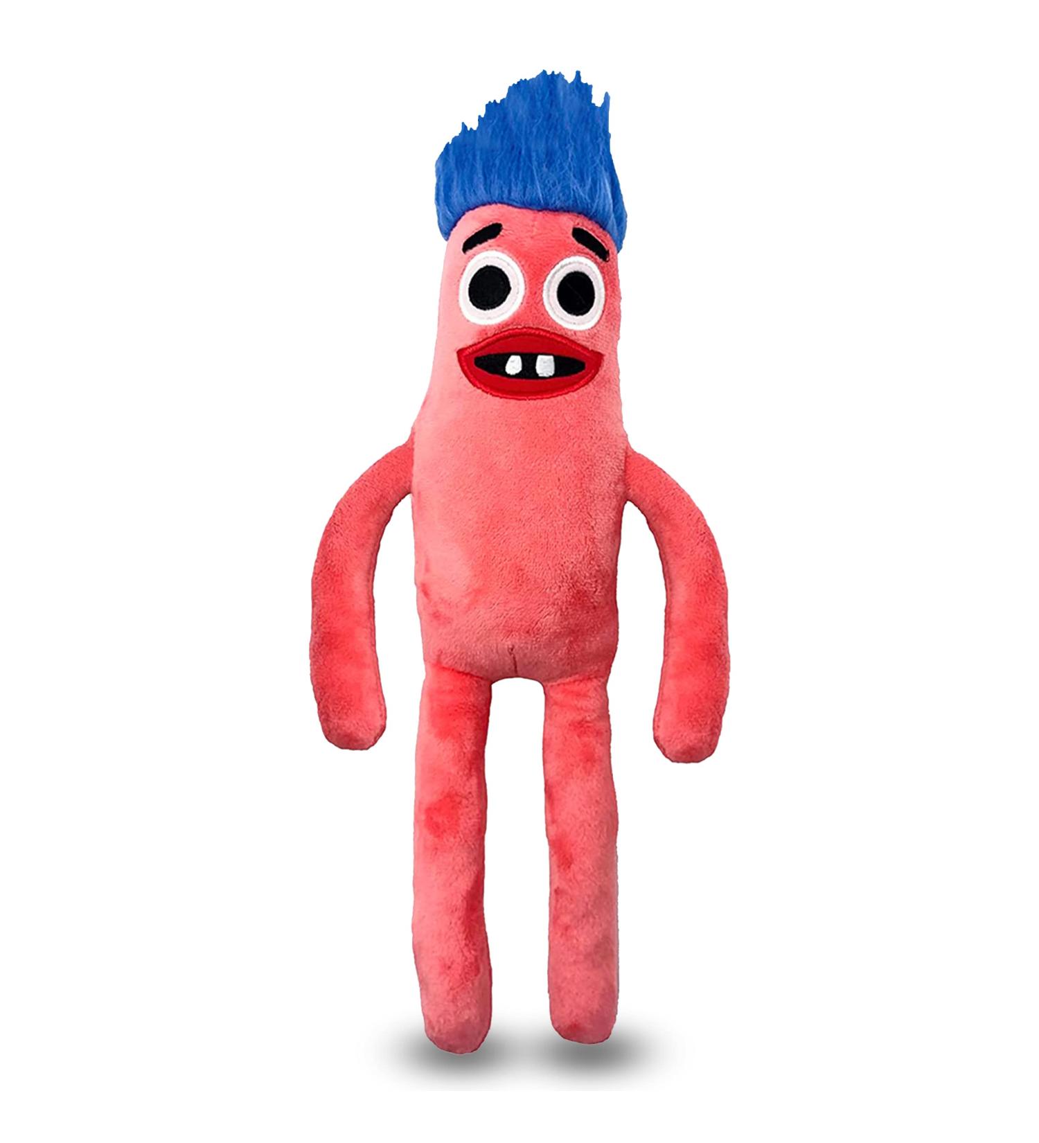 Kids Toy: Sausage Plushie Rainbow Friends Soft Toy - Squishmallow Teddy Pillow Figure (Pink) - Buy Online on SooperMarket.com