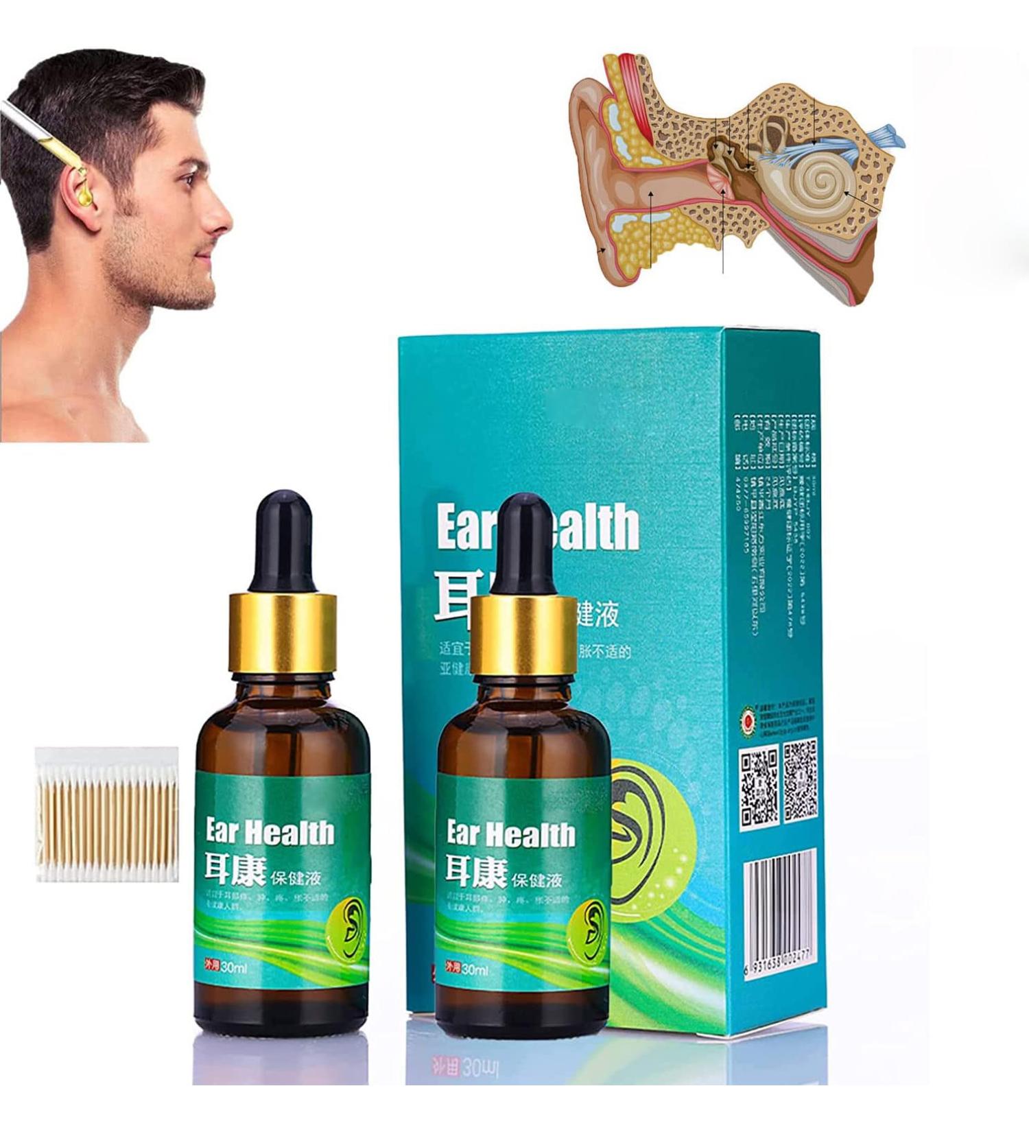 PureHear Organic Ear Support Elixir - Natural Ear Oil for Improved Hearing & Ear Pain - Buy Online on SooperMarket.com
