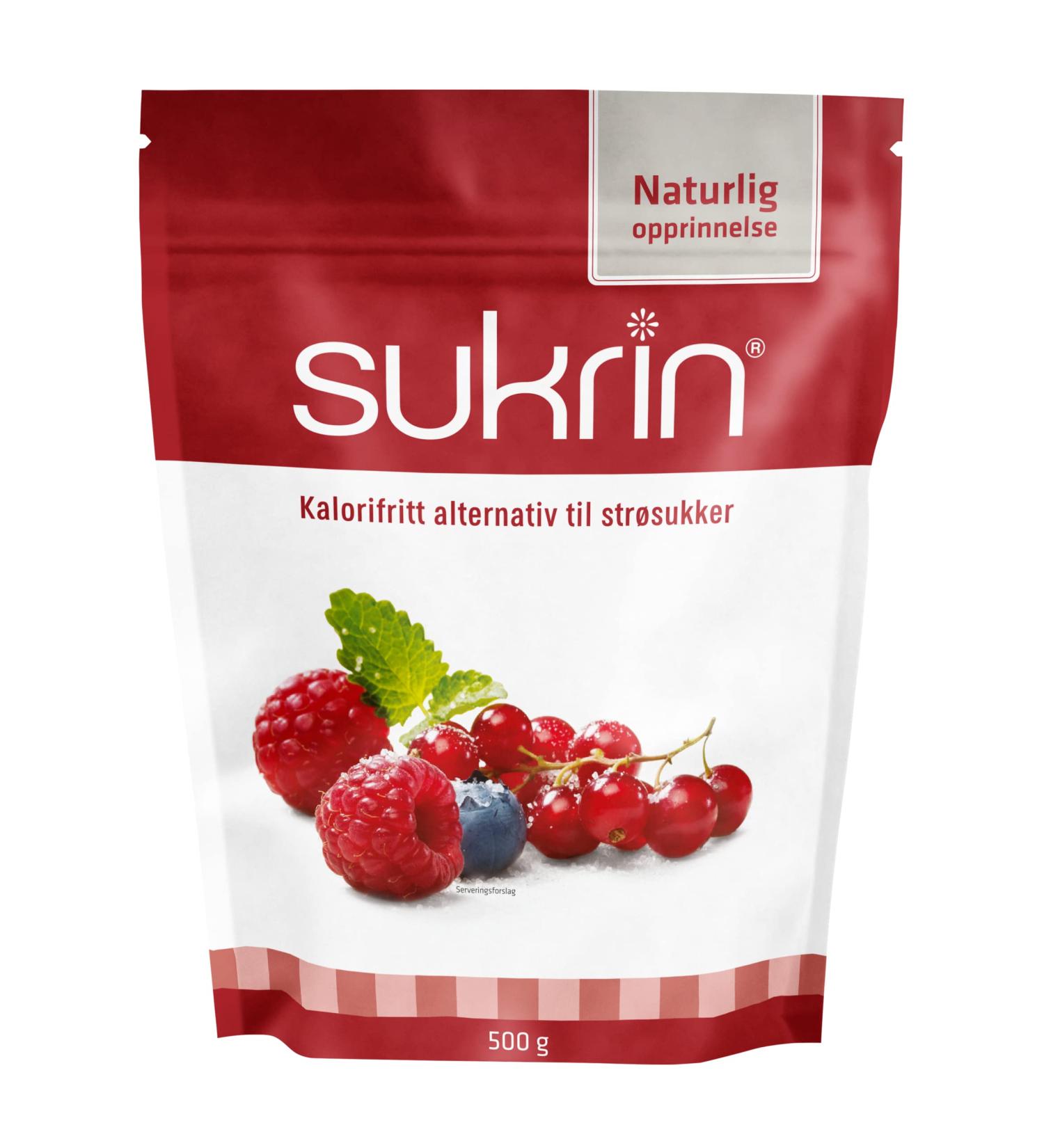 Sukrin Pur Erythritol Natural Calorie-Free Sugar Substitute 500g Pack for Healthy Baking & Cooking - Buy Online on SooperMarket.com