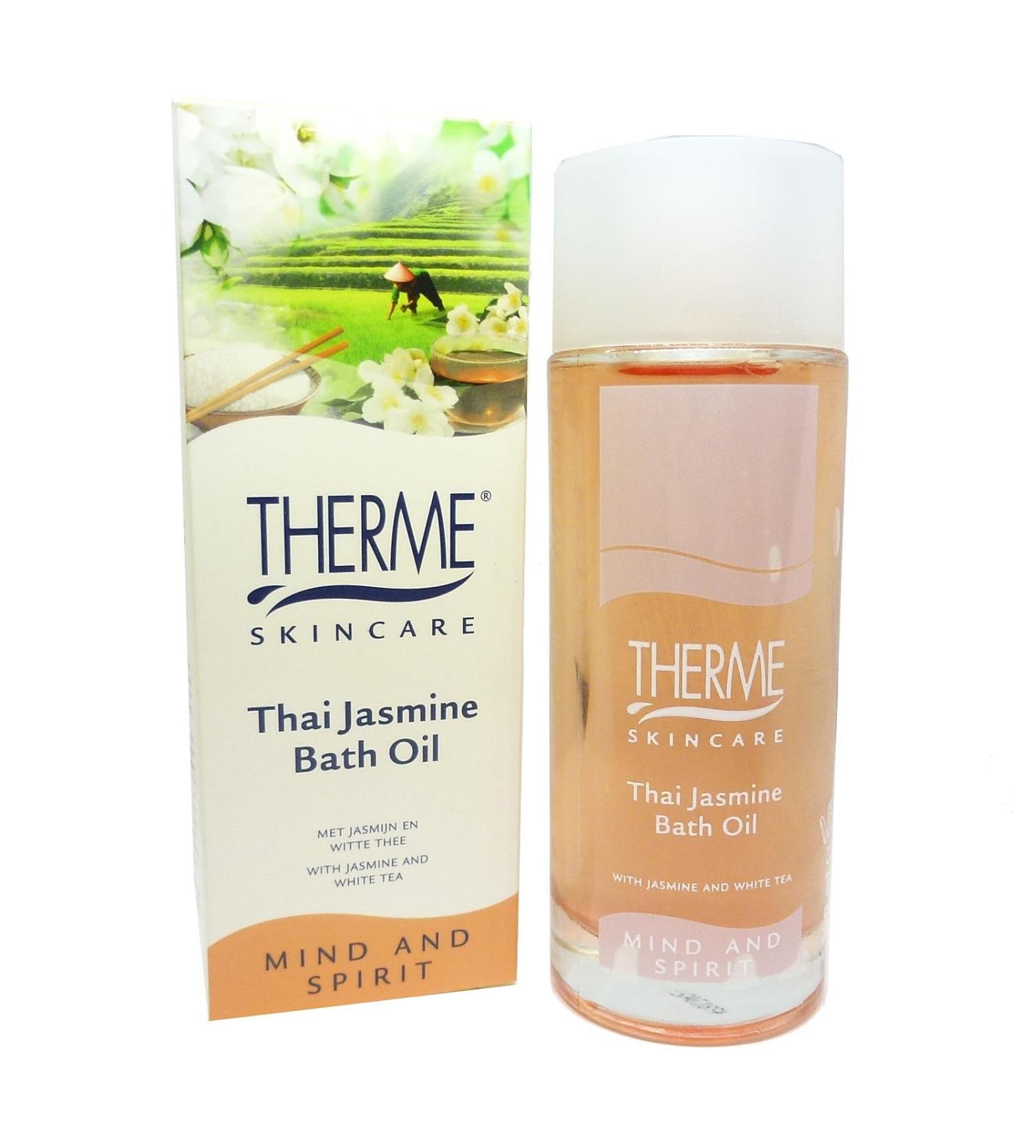 Therme Skincare Thai Jasmine Bath Oil Wellness Bath Oil Body Care 100ml