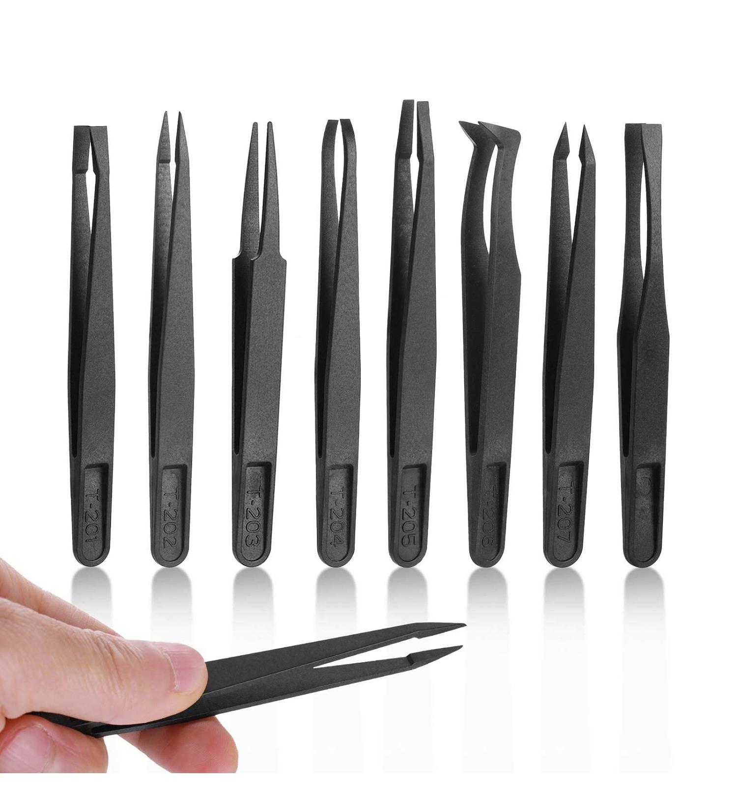8 Pieces Venus Fly Trap Feeding Tweezers Carnivorous Plant Feeding Tongs Straight and Curved Food Tongs for Flytraps Pitcher Plants Butterwort Reptile Feeding - Buy Online on SooperMarket.com