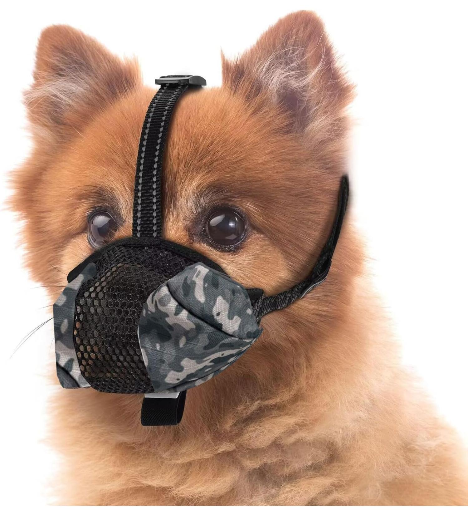 Adjustable Soft Dog Muzzle - Breathable Network Material for Small Medium & Large Dogs (XL Black) - Perfect for Training & Comfort - Buy Online on SooperMarket.com