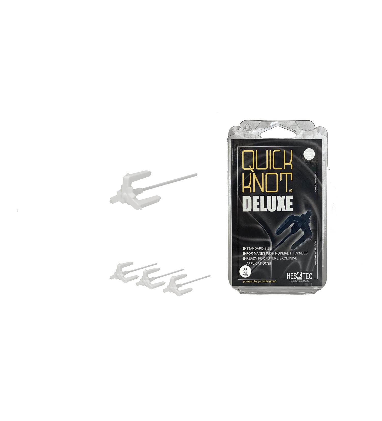 Quick Knot Deluxe Mane Clip for Horses & Ponies | Reusable Standard White | International Shipping - Buy Online on SooperMarket.com