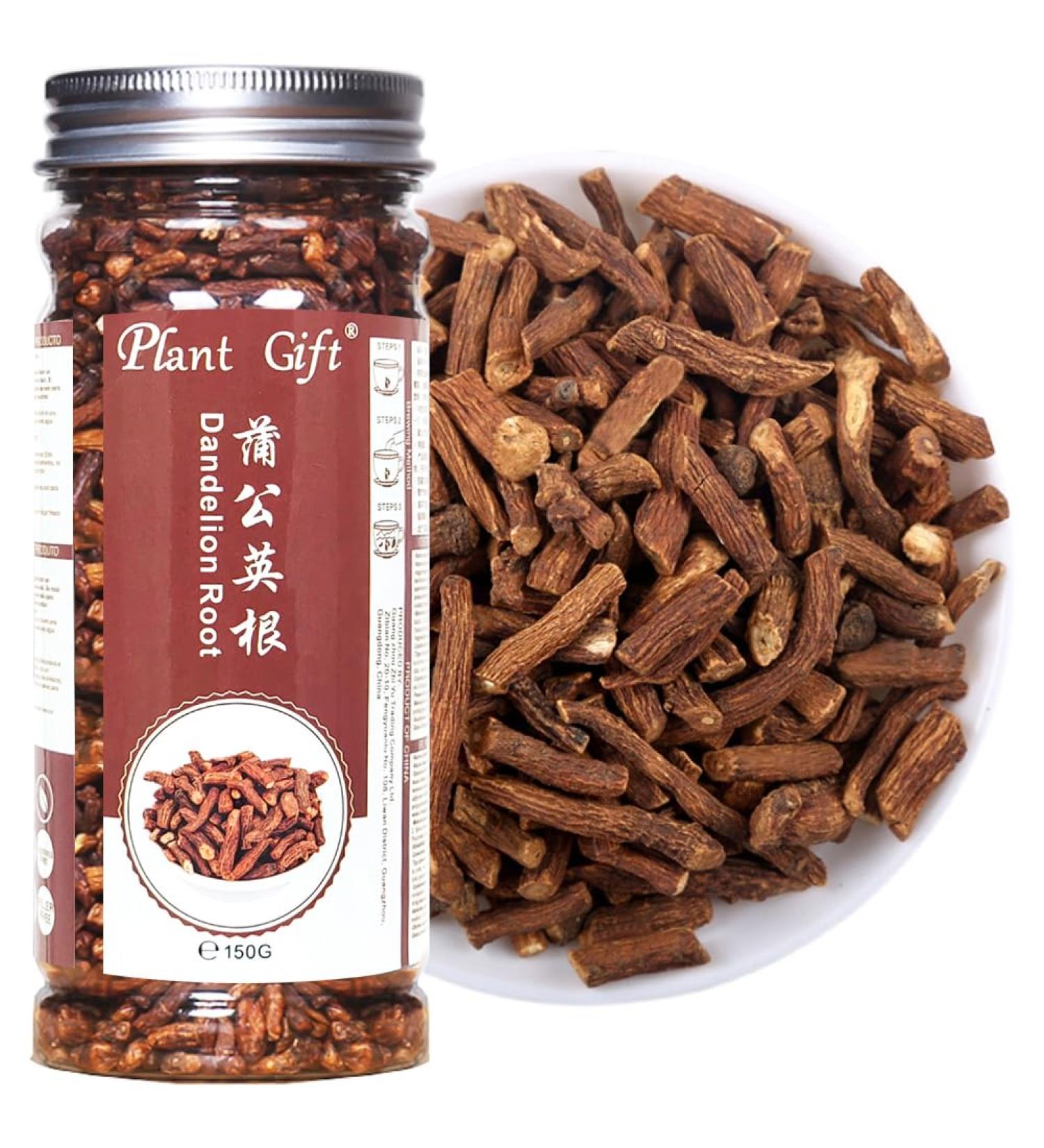 Organic Roasted Dandelion Root Tea - 130g Vegan Non-GMO Gluten-Free | Support Liver Health - Buy Online on SooperMarket.com