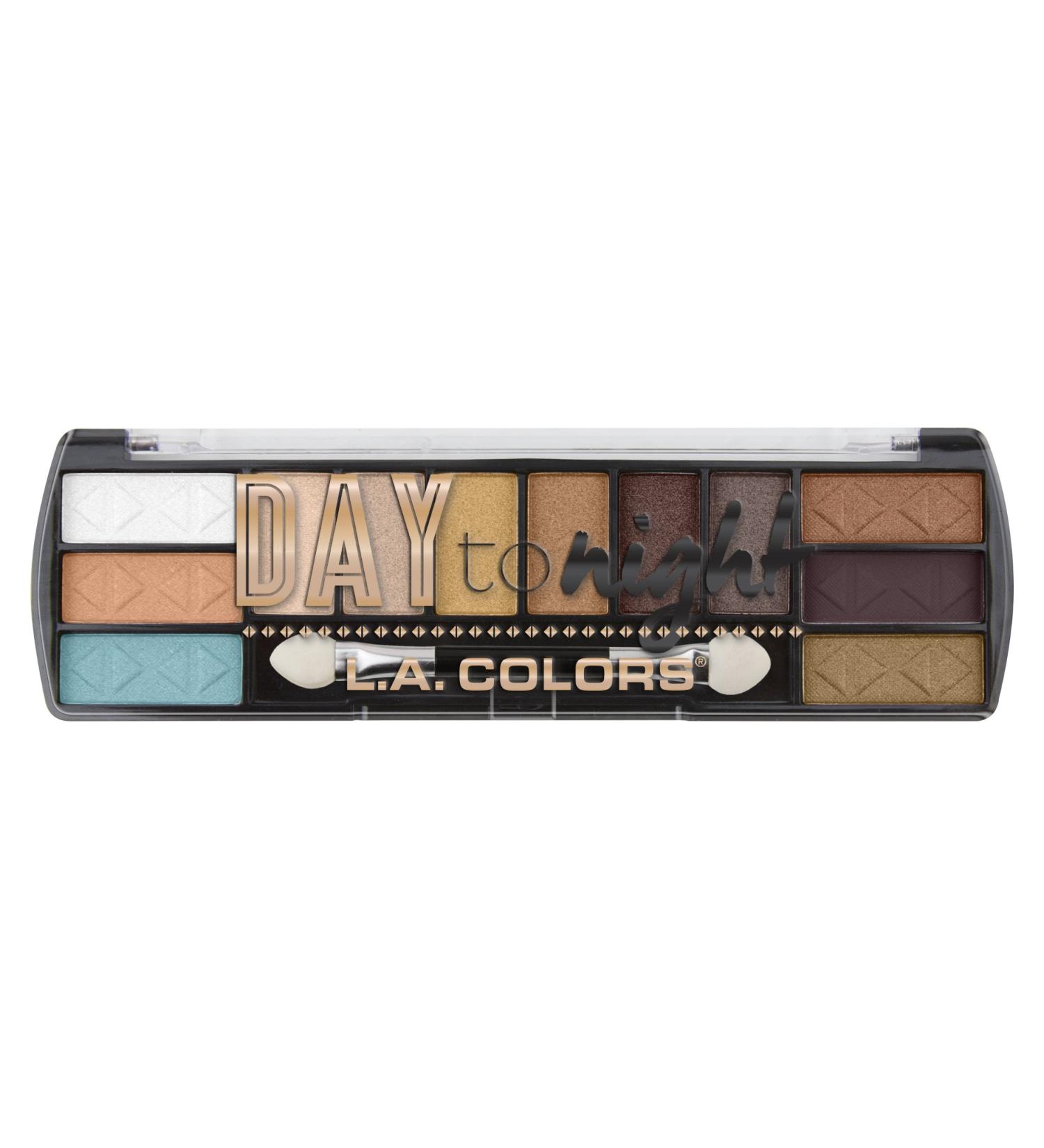 L.A. COLORS Day To Night Sunset Eyeshadow Palette - 12 Color, 0.28 oz. (CES425) - Buy Online on SooperMarket.com