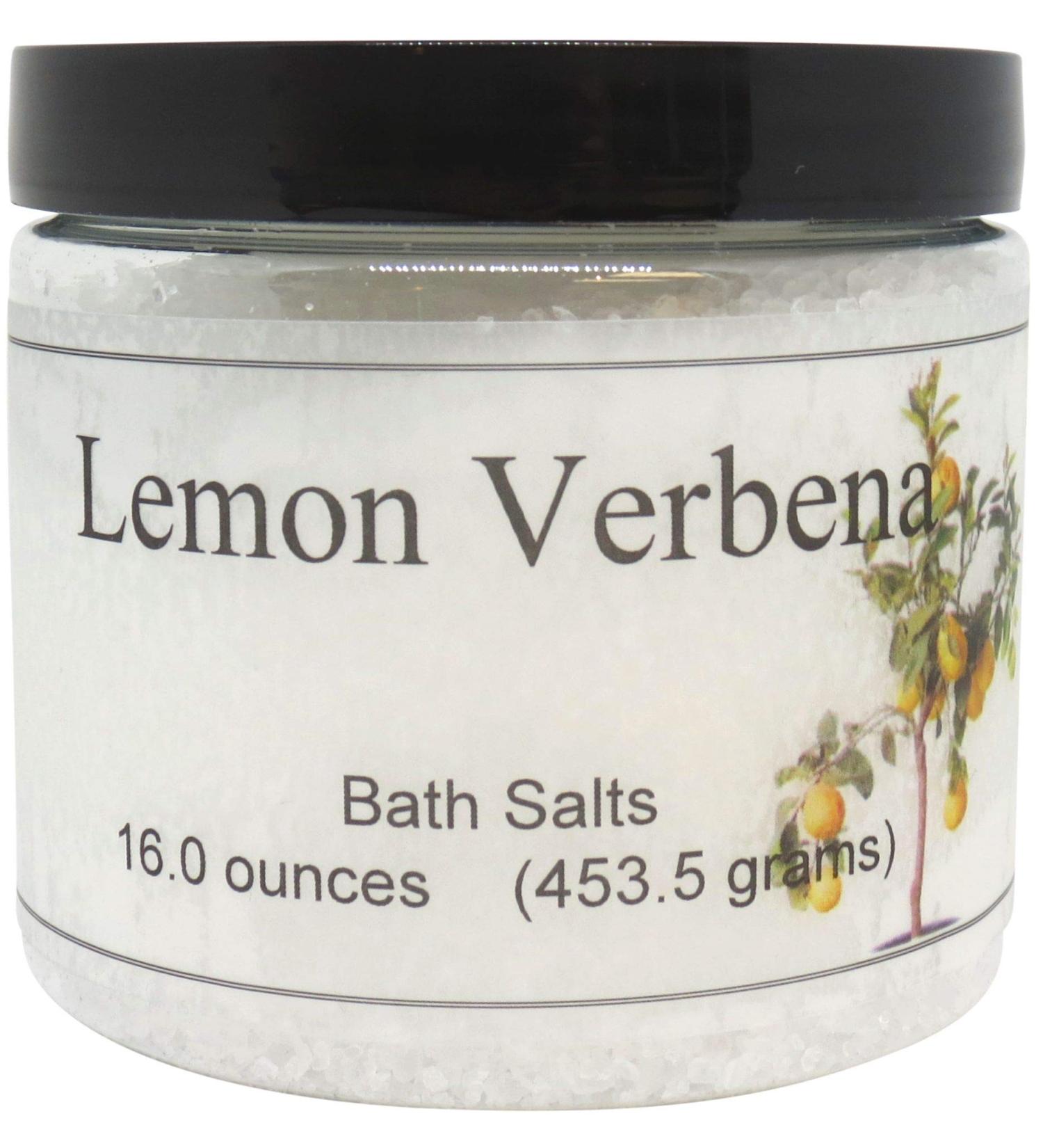 Eclectic Lady 16 oz Lemon Verbena Bath Salts - Natural Relaxation - Buy Online on SooperMarket.com