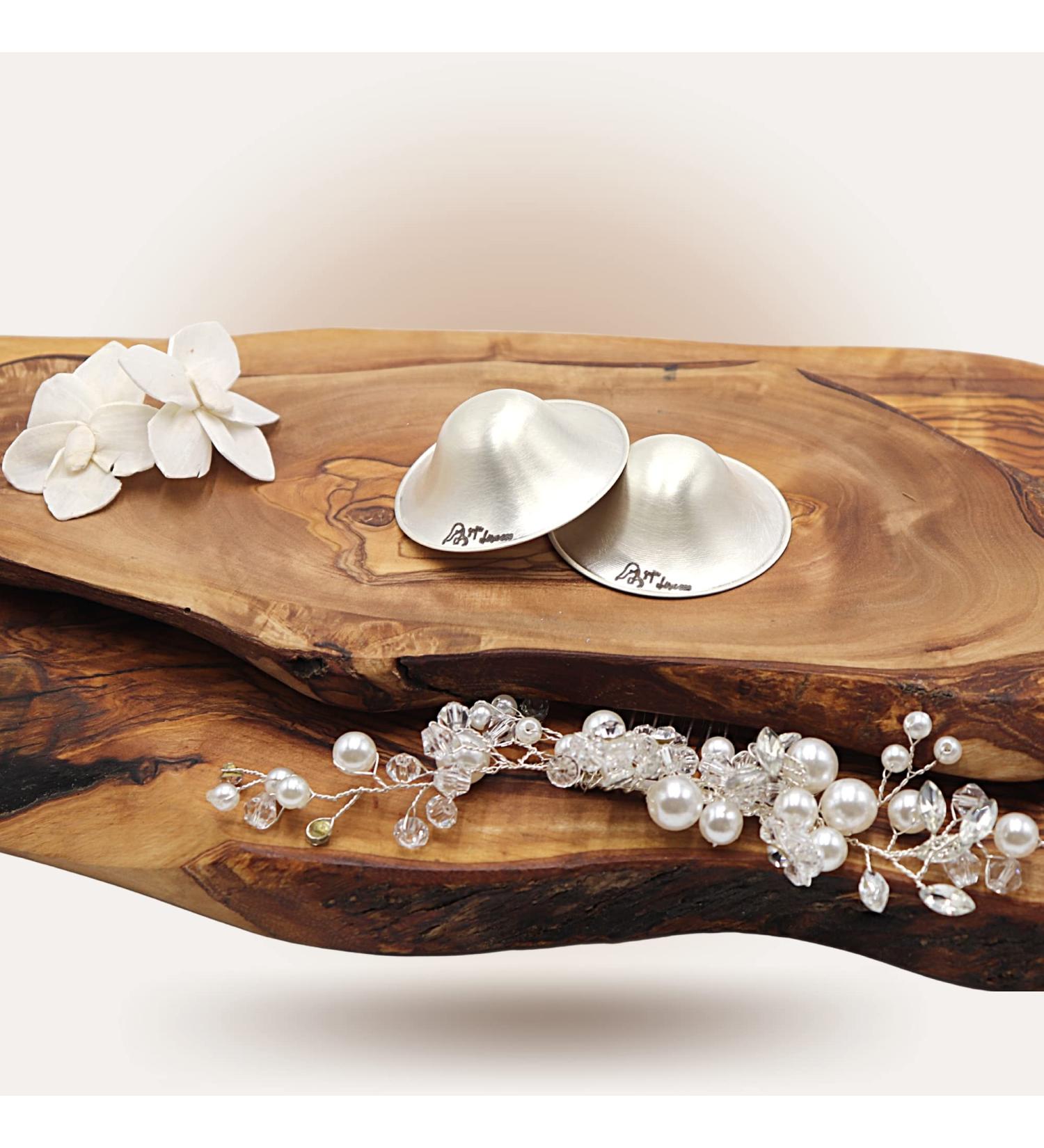 The Original Silver Nursing Cups - Nipple Shields for Nursing Newborn - Newborn Essentials Must Haves - Nipple Covers Breastfeeding - Soothe and Protect Your Nursing Nipples - 925 CT 925-CARAT - Buy Online on SooperMarket.com