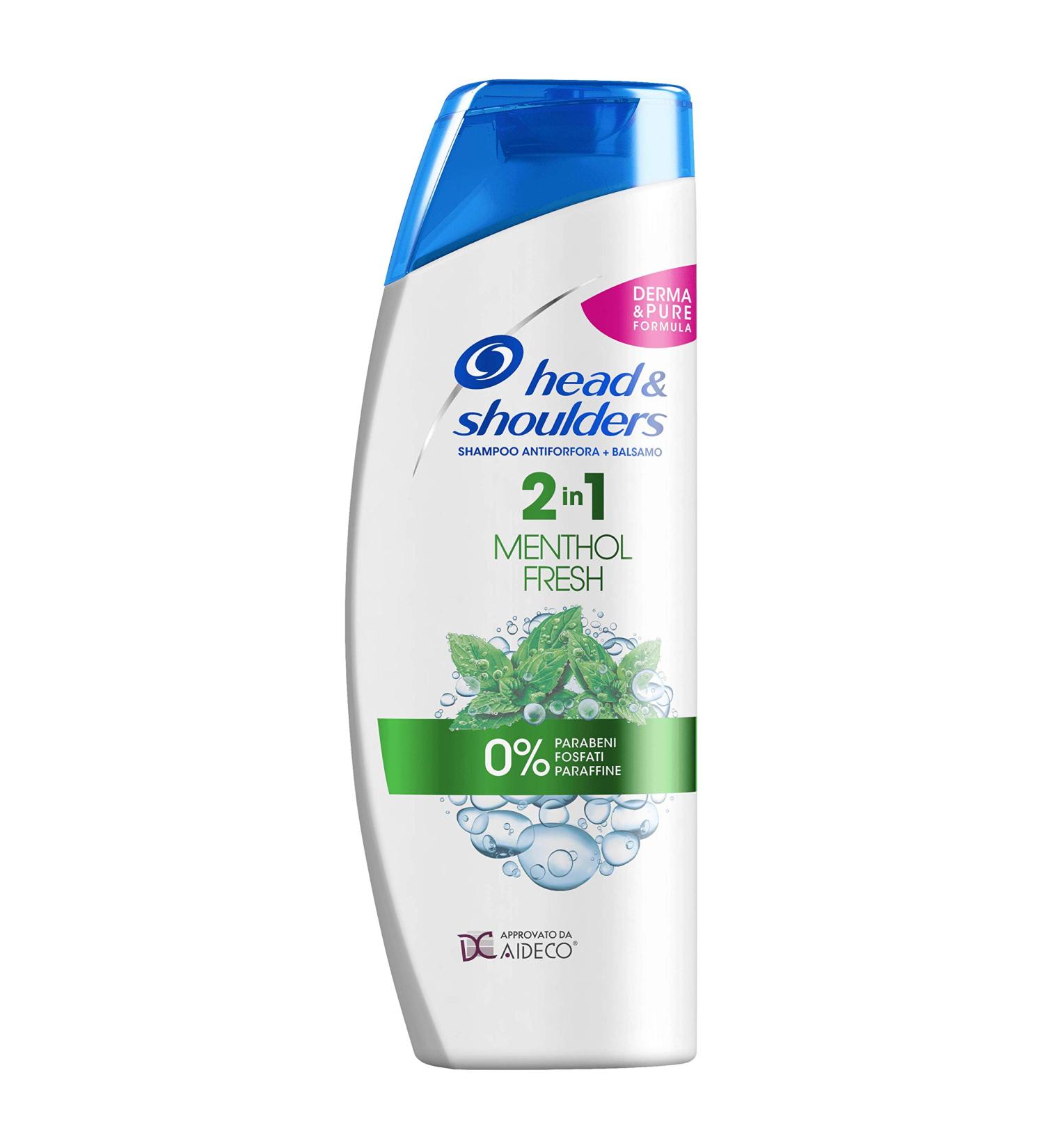 Head & Shoulders Menthol Fresh 2-in-1 Shampoo & Conditioner - Anti-Dandruff Refreshing 540ml | International Shipping - Buy Online on SooperMarket.com