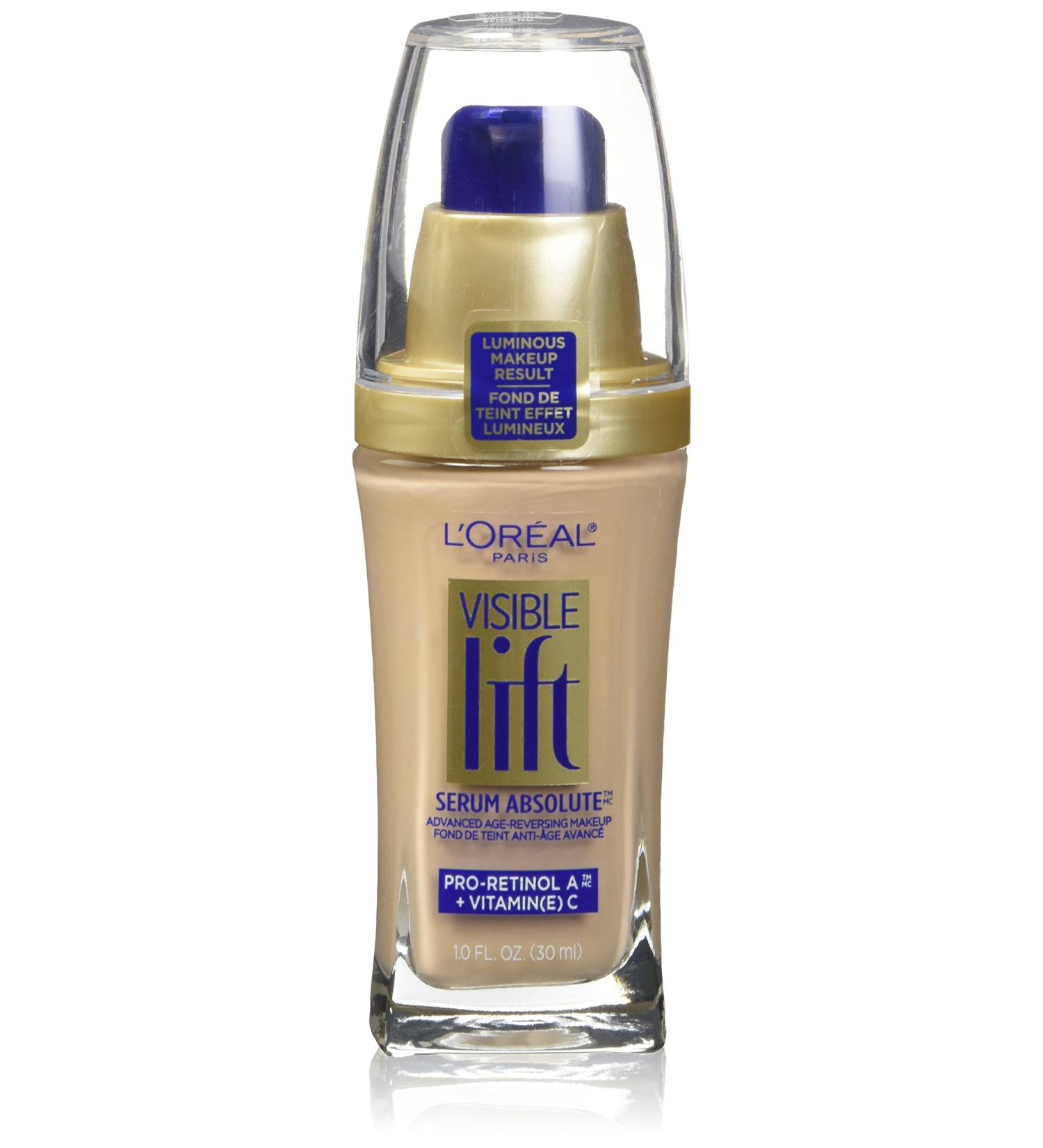 L'Oreal Paris Visible Lift Serum Absolute Foundation, Nude Beige - 1oz (Pack of 1) - Buy Online on SooperMarket.com
