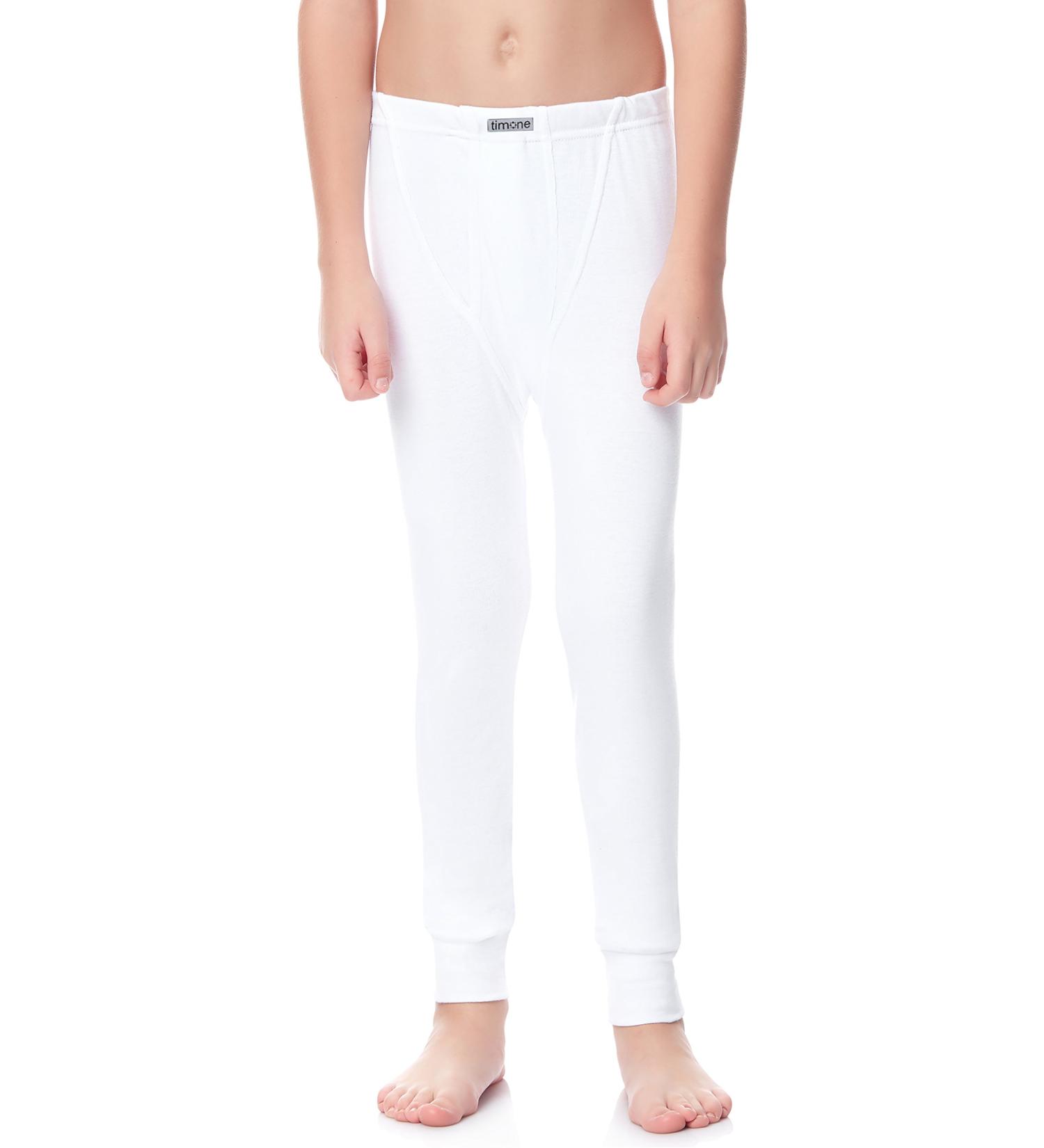 Timone Boys Long Johns TISS1001 - Size 146, White | Shop Now - Buy Online on SooperMarket.com