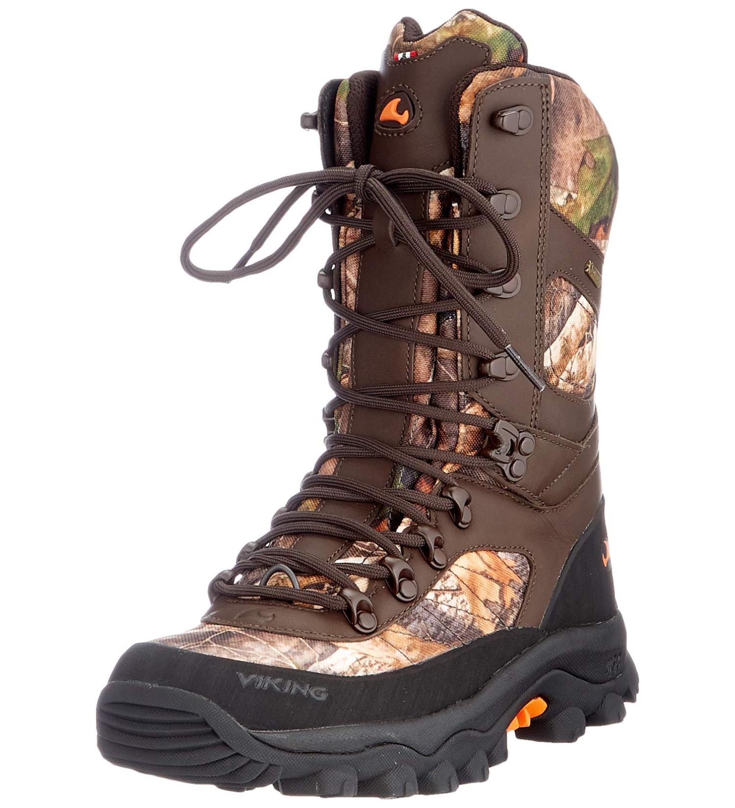 Viking Men's Villrein II Camo GTX Hunting Boots - Dark Brown Camouflage 41 EU | International Shipping - Buy Online on SooperMarket.com