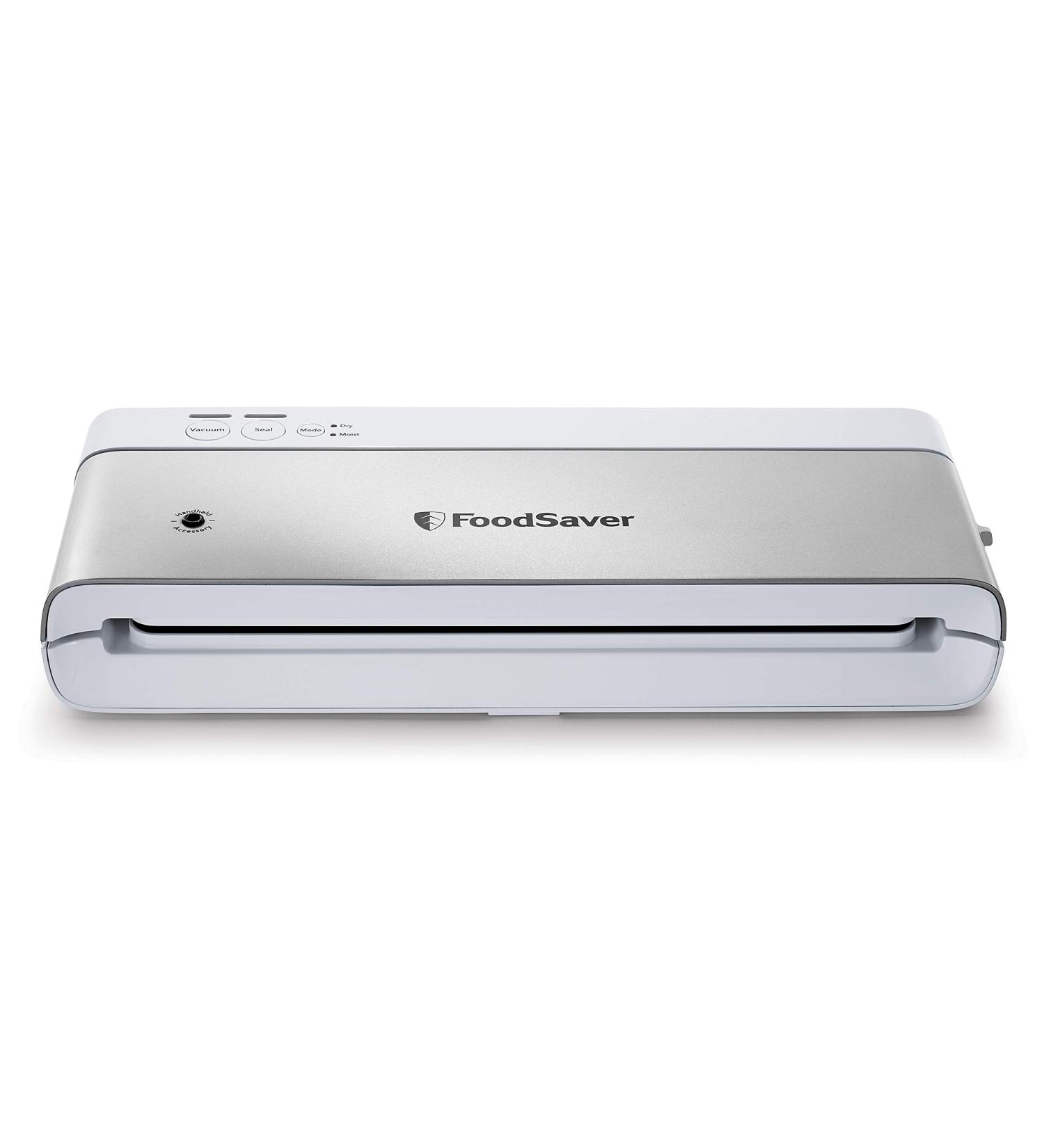 FoodSaver Compact Vacuum Sealer Machine - Airtight Food Storage & Sous Vide, White - Buy Online on SooperMarket.com