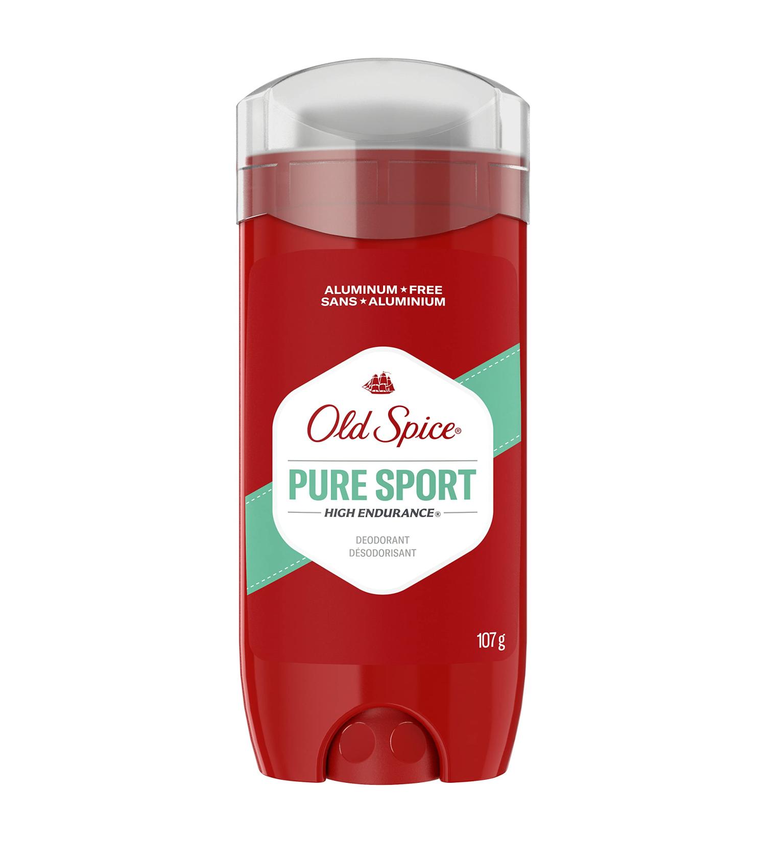 Old Spice High Endurance Deodorant for Men Aluminum Free 48 Hour Protection Pure Sport 107 g - Buy Online on SooperMarket.com