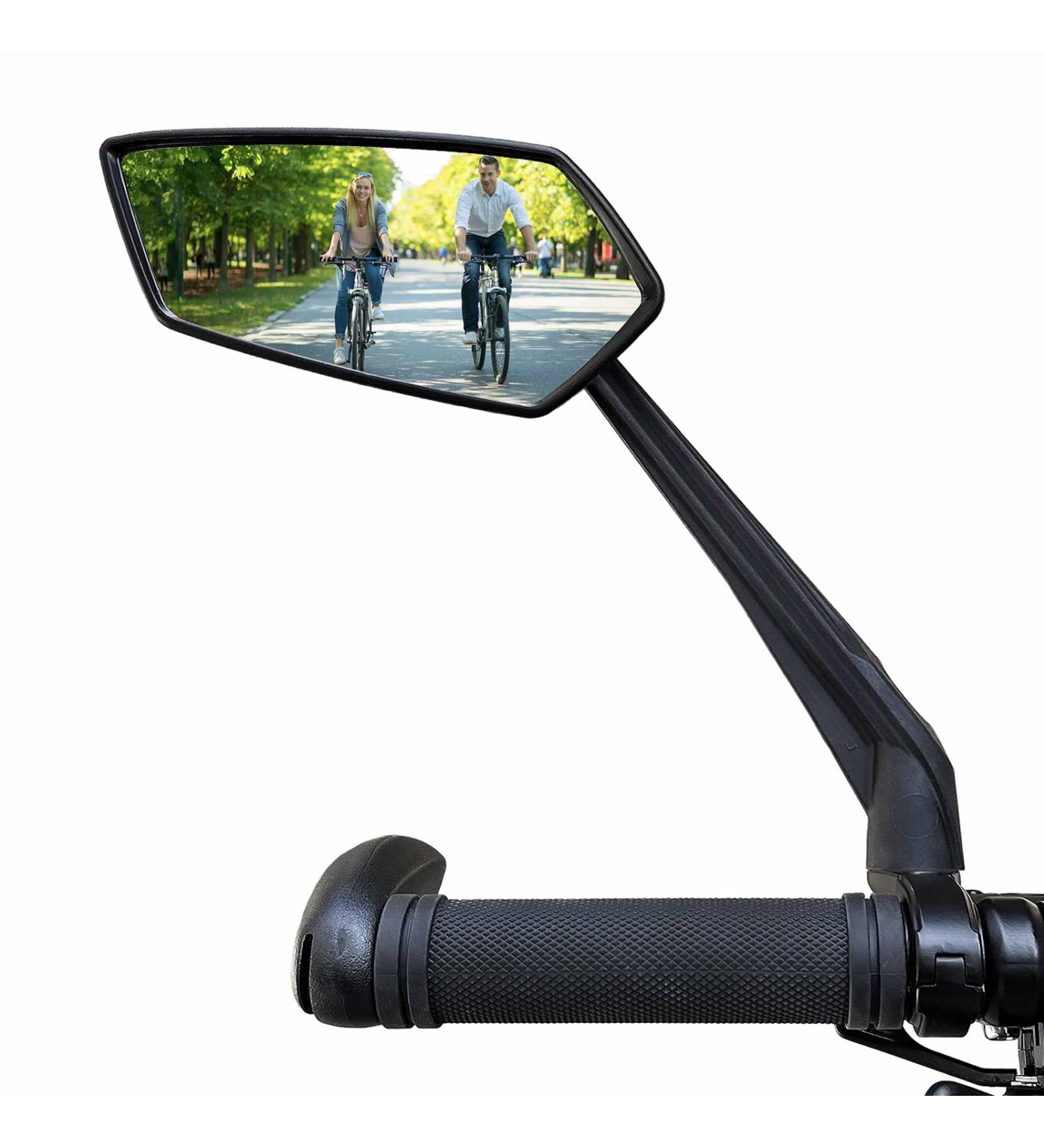 Homieway Extra Large Bicycle Mirror - HD Impact-Resistant Glass 360 Adjustable Long Handle for E-Bike Handlebar (22-25mm) | International Shipping Available - Buy Online on SooperMarket.com
