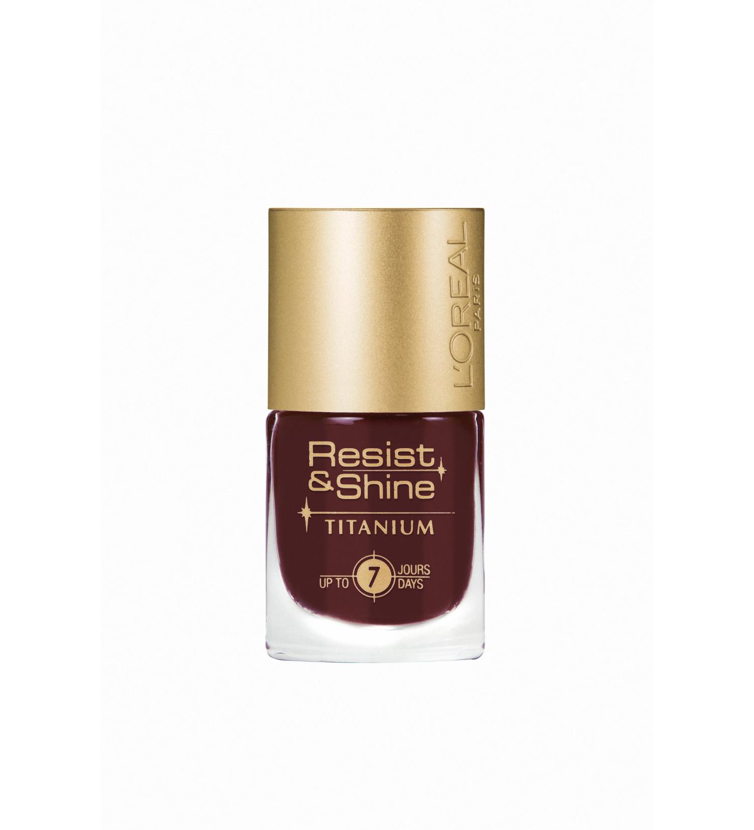 L'Or al Paris Resist & Shine Titanium Nail Polish 502