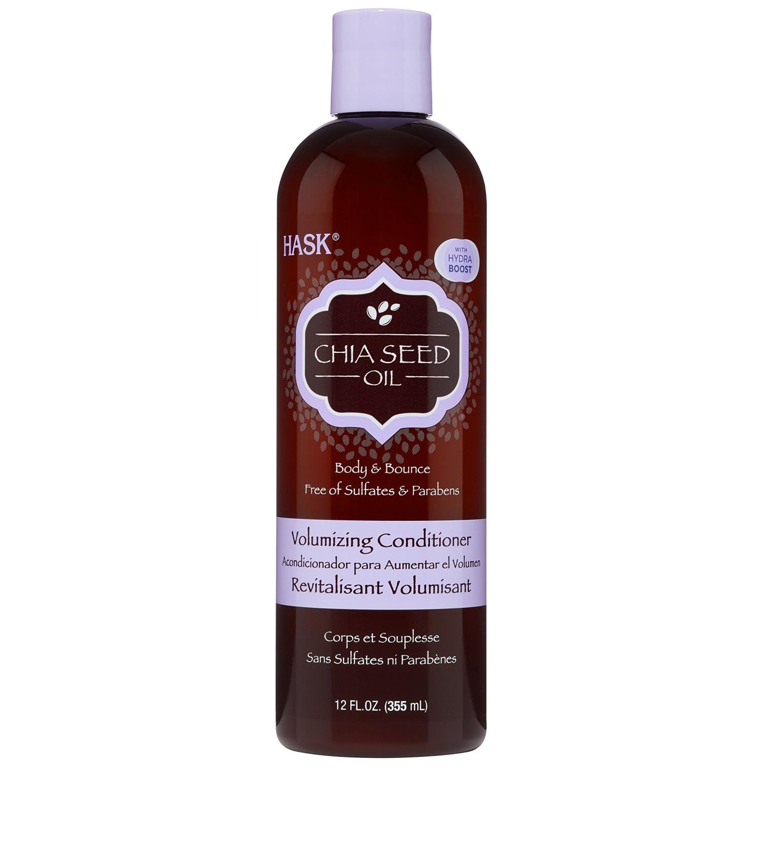 Hask Volumizing Conditioner with Chia Seed - 12 oz | Adds Volume and Strengthens Hair - Buy Online on SooperMarket.com