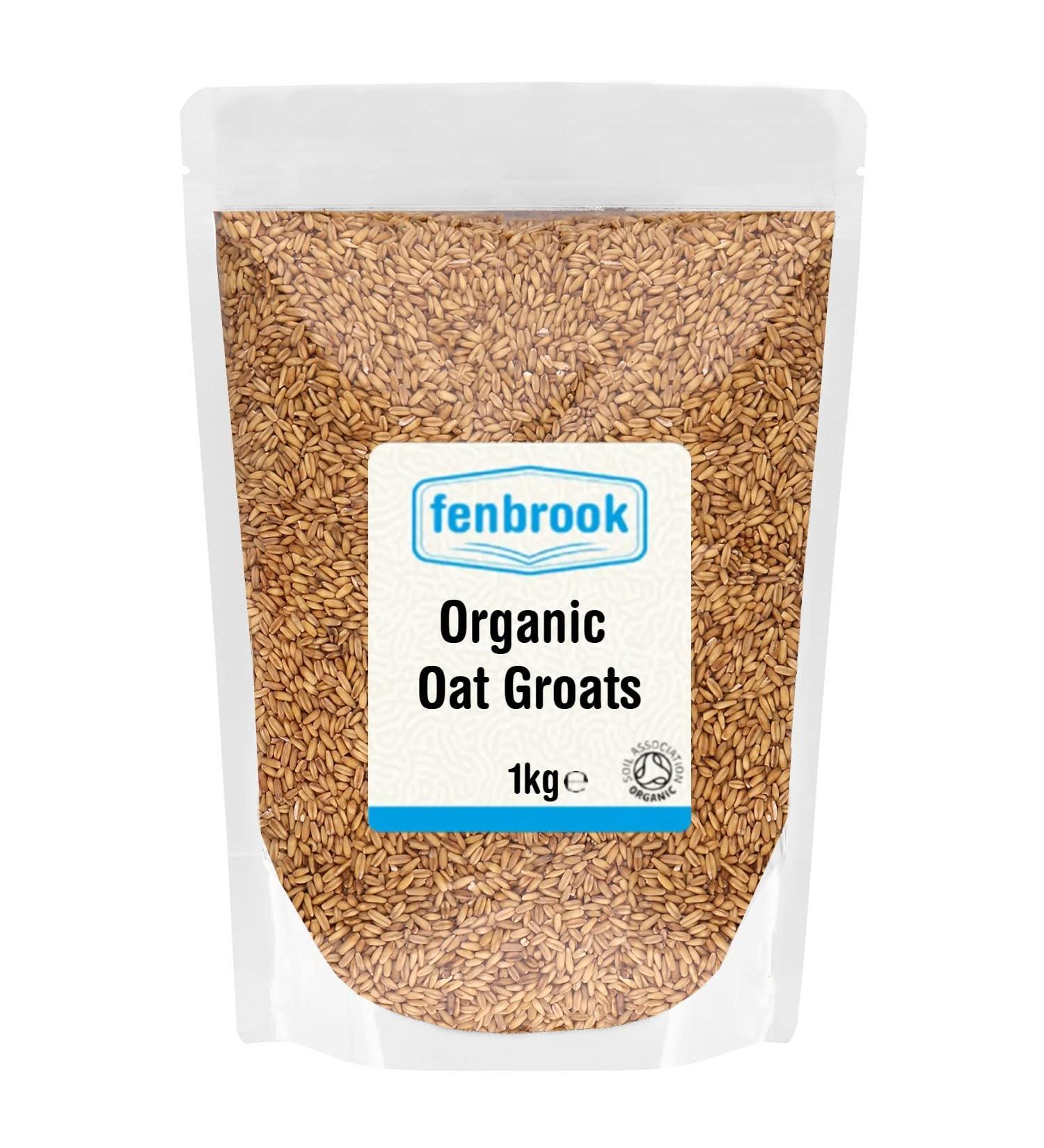 Certified Organic 1kg Oat Groats by Fenbrook Organic - Shop Now - Buy Online on SooperMarket.com