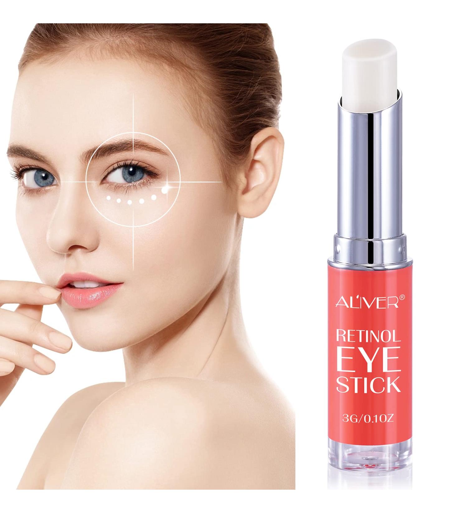 Retinol Eye Stick With Collagen & Hyaluronic Acid for Dark Circle Puffiness Eye Bags and Fine Lines Retinol Eye Cream Improve Eye Skin Anti Aging - Buy Online on SooperMarket.com